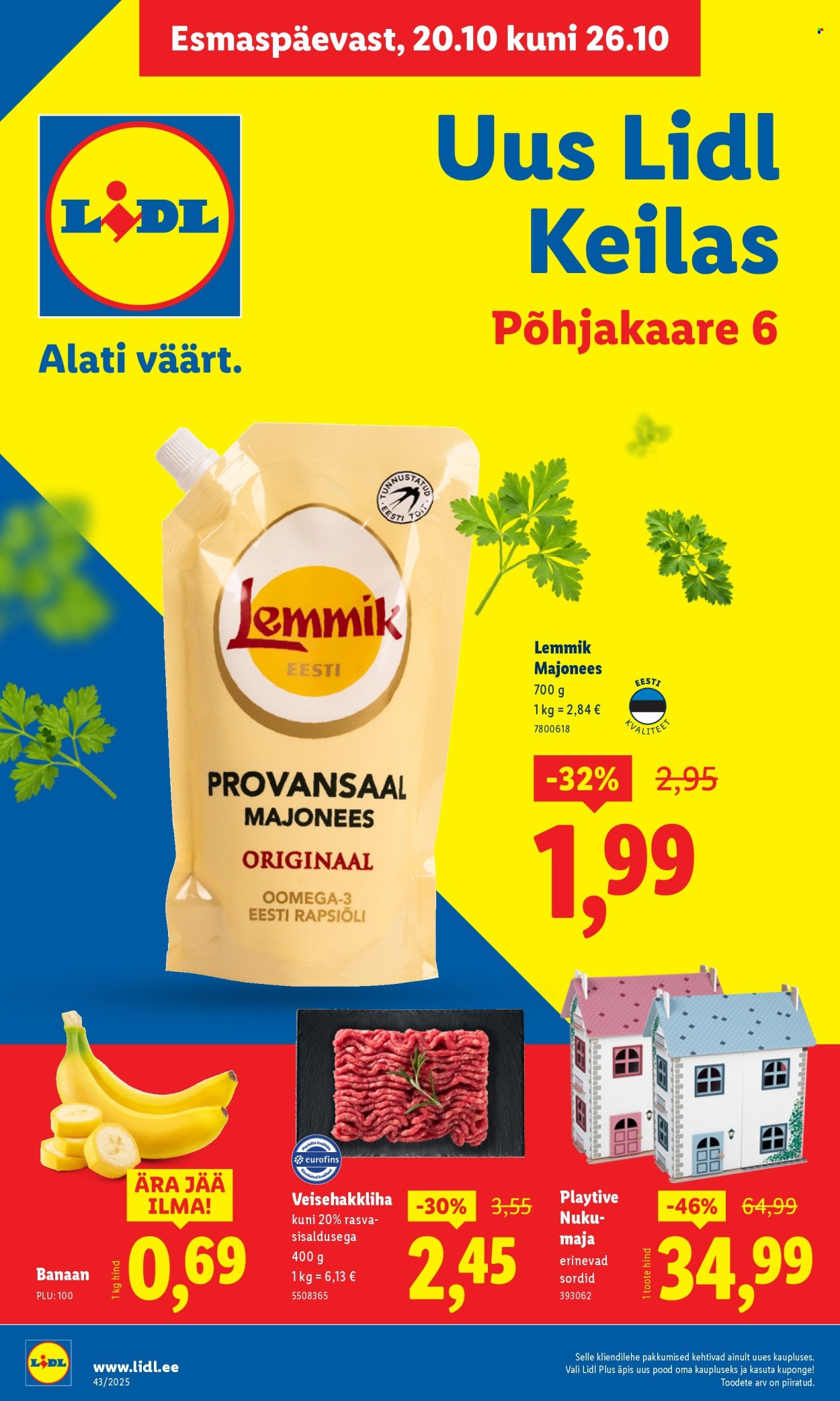 lidl - Lidl kliendileht - Keila, Põhjakaare tee 6 (20.10 - 26.10.2025)