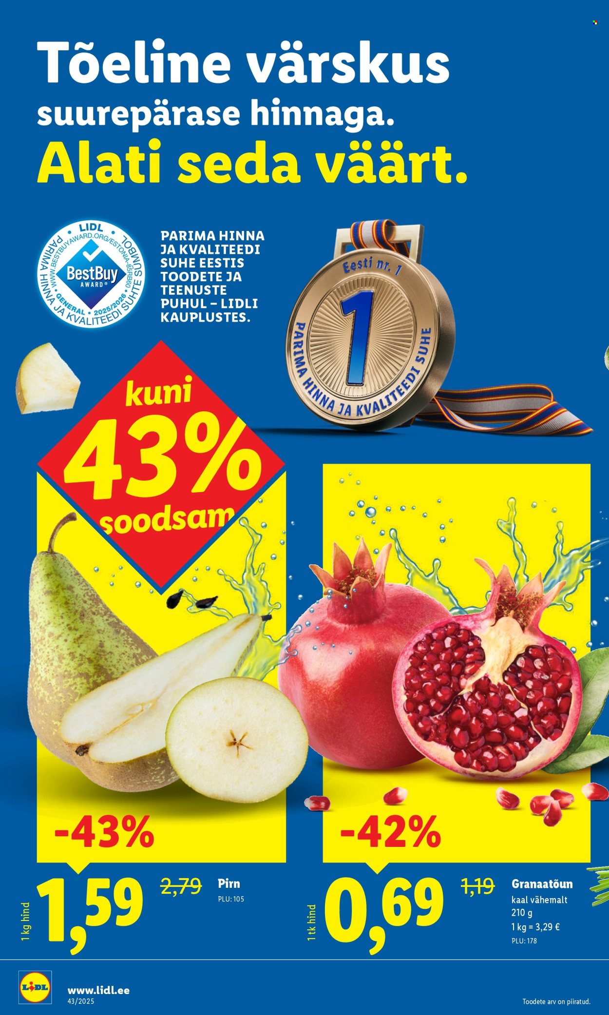 lidl - Lidl kliendileht - Kliendileht (20.10 - 26.10.2025) - page: 6 lidl - Lidl kliendileht - Kliendileht (20.10 - 26.10.2025) - page: 6