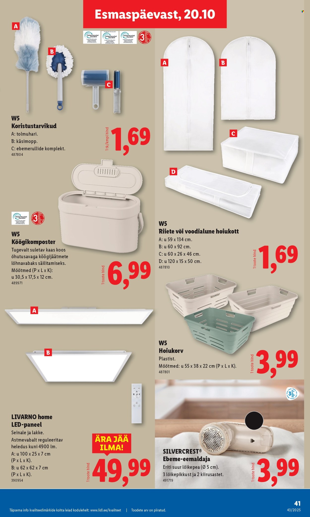 lidl - Lidl kliendileht - Kliendileht (20.10 - 26.10.2025) - page: 41 lidl - Lidl kliendileht - Kliendileht (20.10 - 26.10.2025) - page: 41