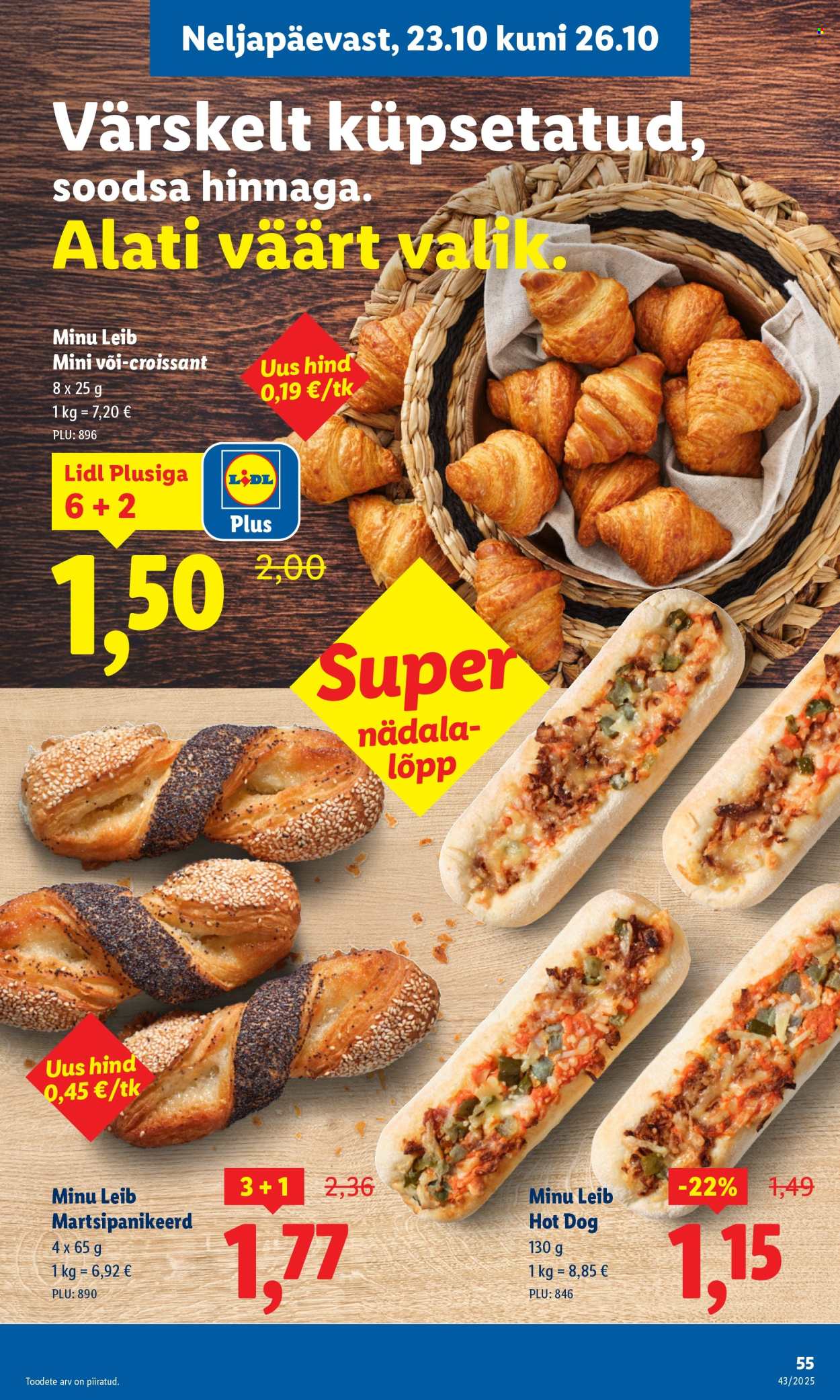 lidl - Lidl kliendileht - Kliendileht (20.10 - 26.10.2025) - page: 55 lidl - Lidl kliendileht - Kliendileht (20.10 - 26.10.2025) - page: 55