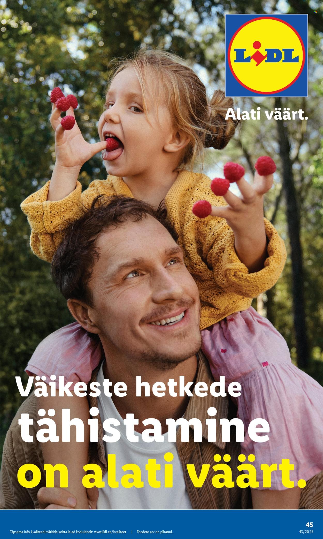 lidl - Lidl kliendileht - Kliendileht (20.10 - 26.10.2025) - page: 45 lidl - Lidl kliendileht - Kliendileht (20.10 - 26.10.2025) - page: 45