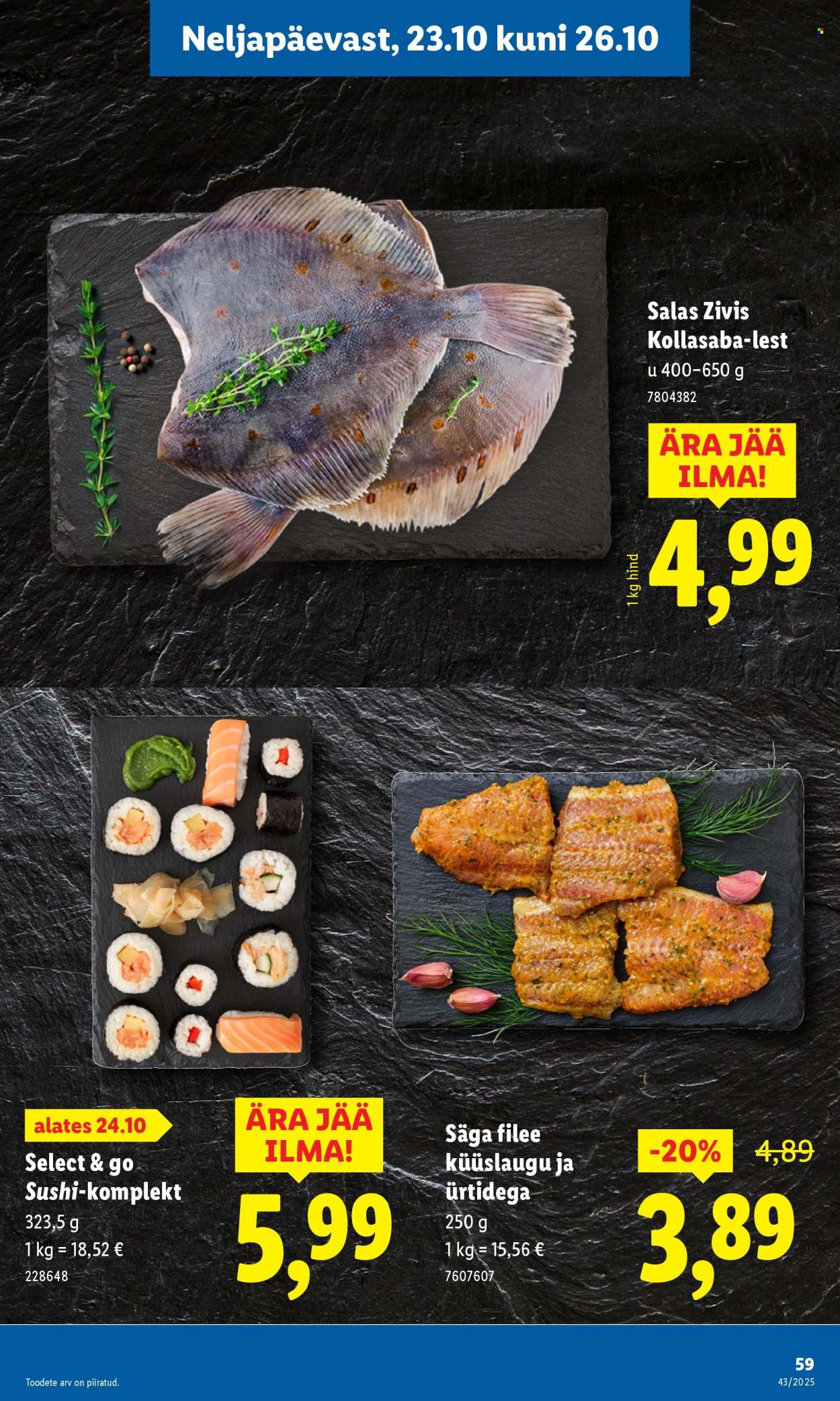 lidl - Lidl kliendileht - Kliendileht (20.10 - 26.10.2025) - page: 59 lidl - Lidl kliendileht - Kliendileht (20.10 - 26.10.2025) - page: 59