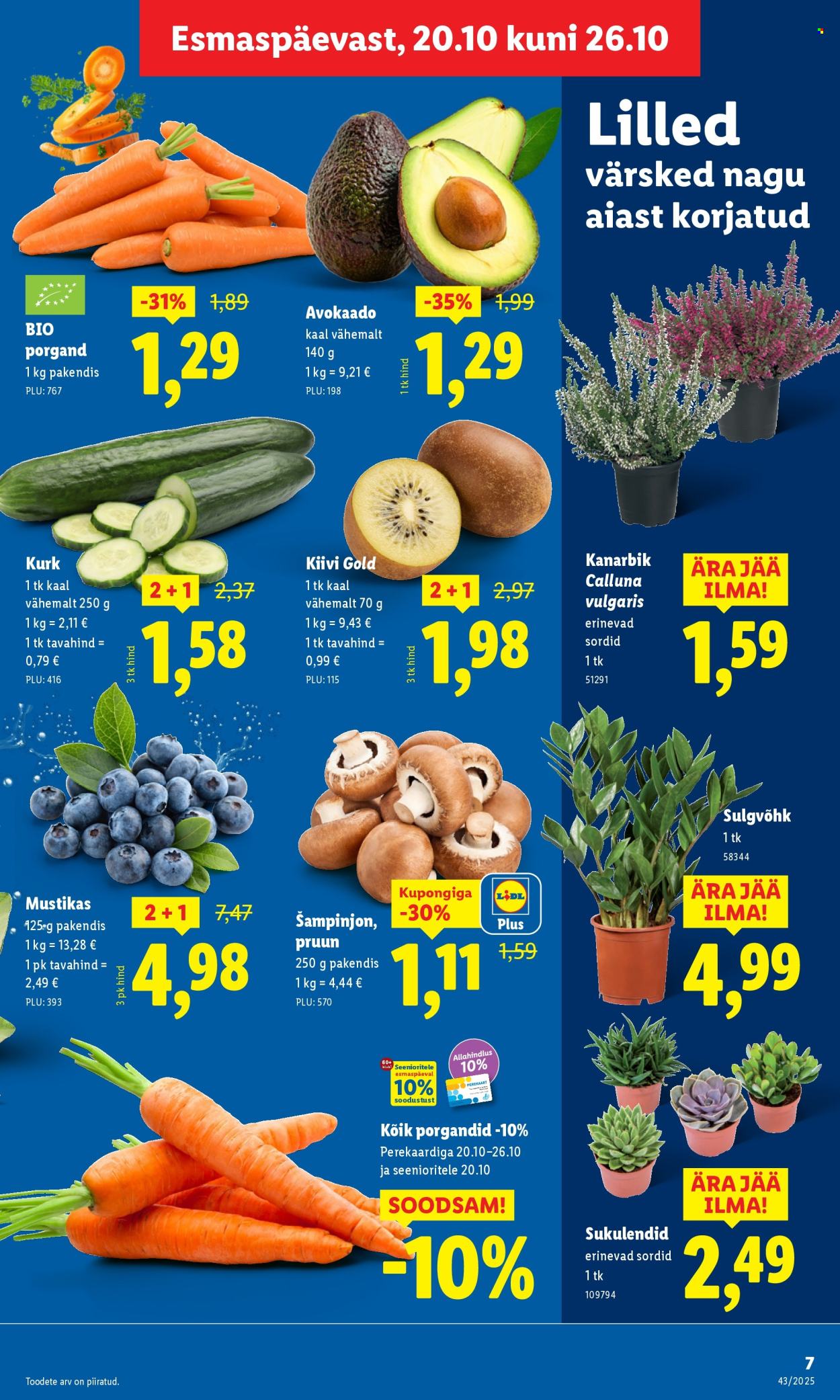 lidl - Lidl kliendileht - Kliendileht (20.10 - 26.10.2025) - page: 7 lidl - Lidl kliendileht - Kliendileht (20.10 - 26.10.2025) - page: 7