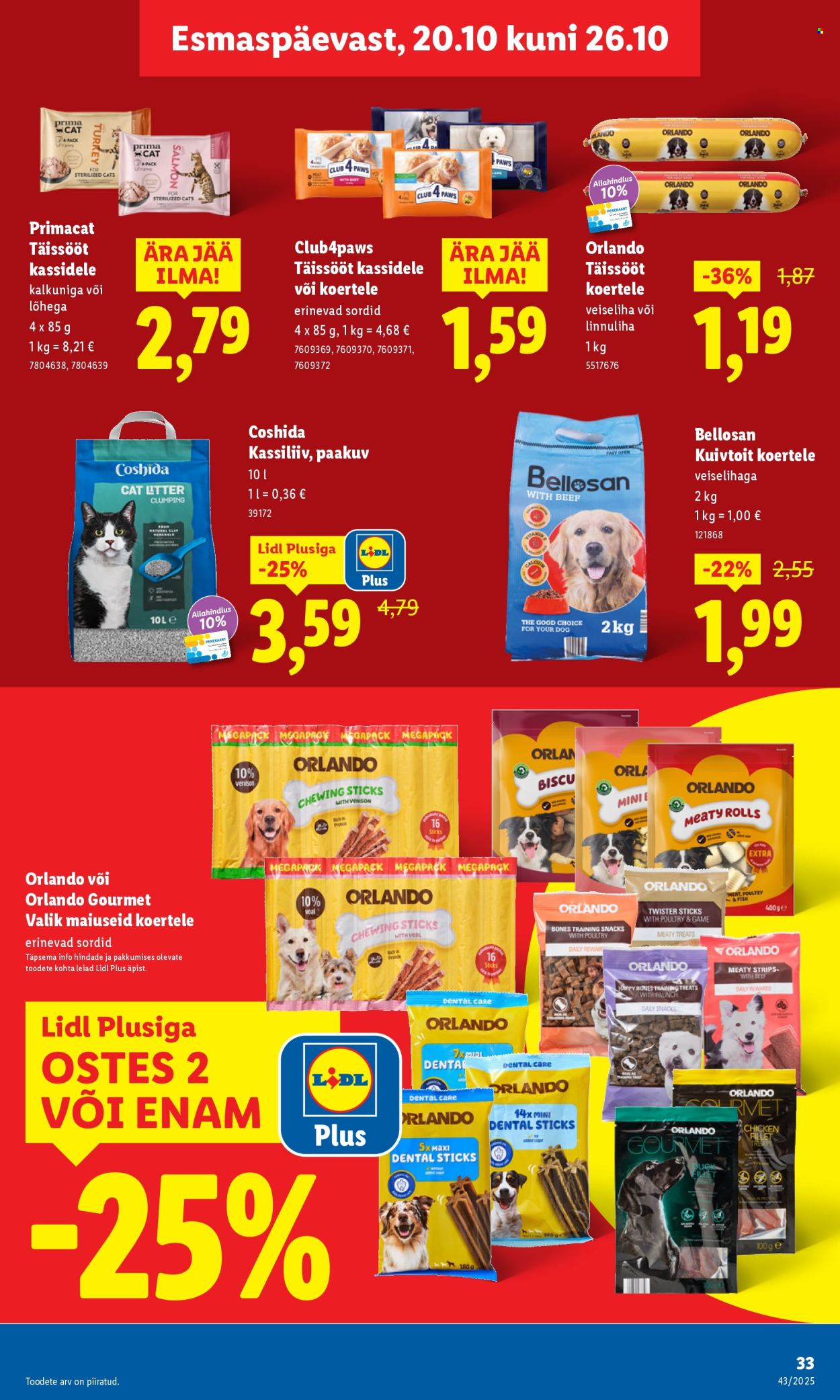 lidl - Lidl kliendileht - Kliendileht (20.10 - 26.10.2025) - page: 33 lidl - Lidl kliendileht - Kliendileht (20.10 - 26.10.2025) - page: 33