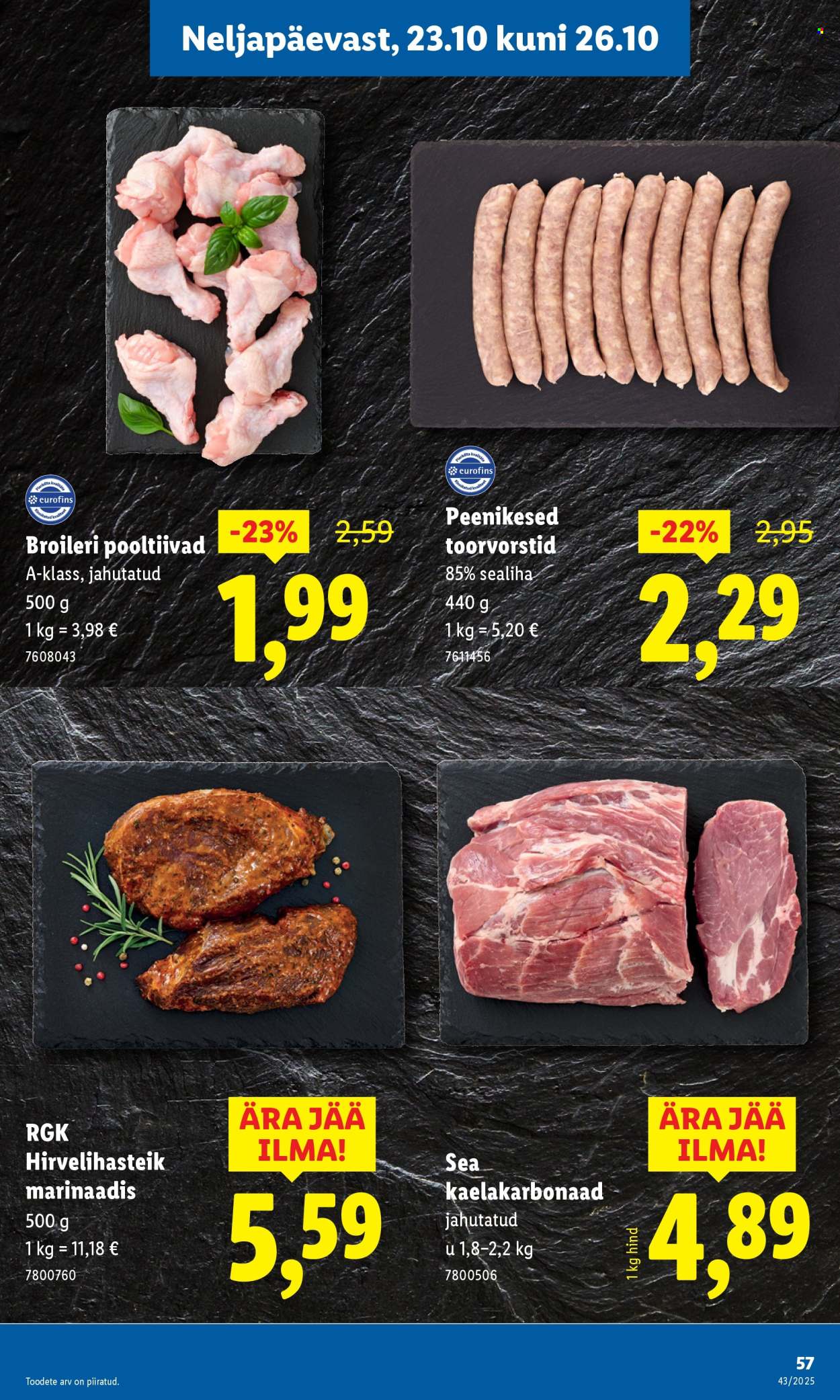 lidl - Lidl kliendileht - Kliendileht (20.10 - 26.10.2025) - page: 57 lidl - Lidl kliendileht - Kliendileht (20.10 - 26.10.2025) - page: 57