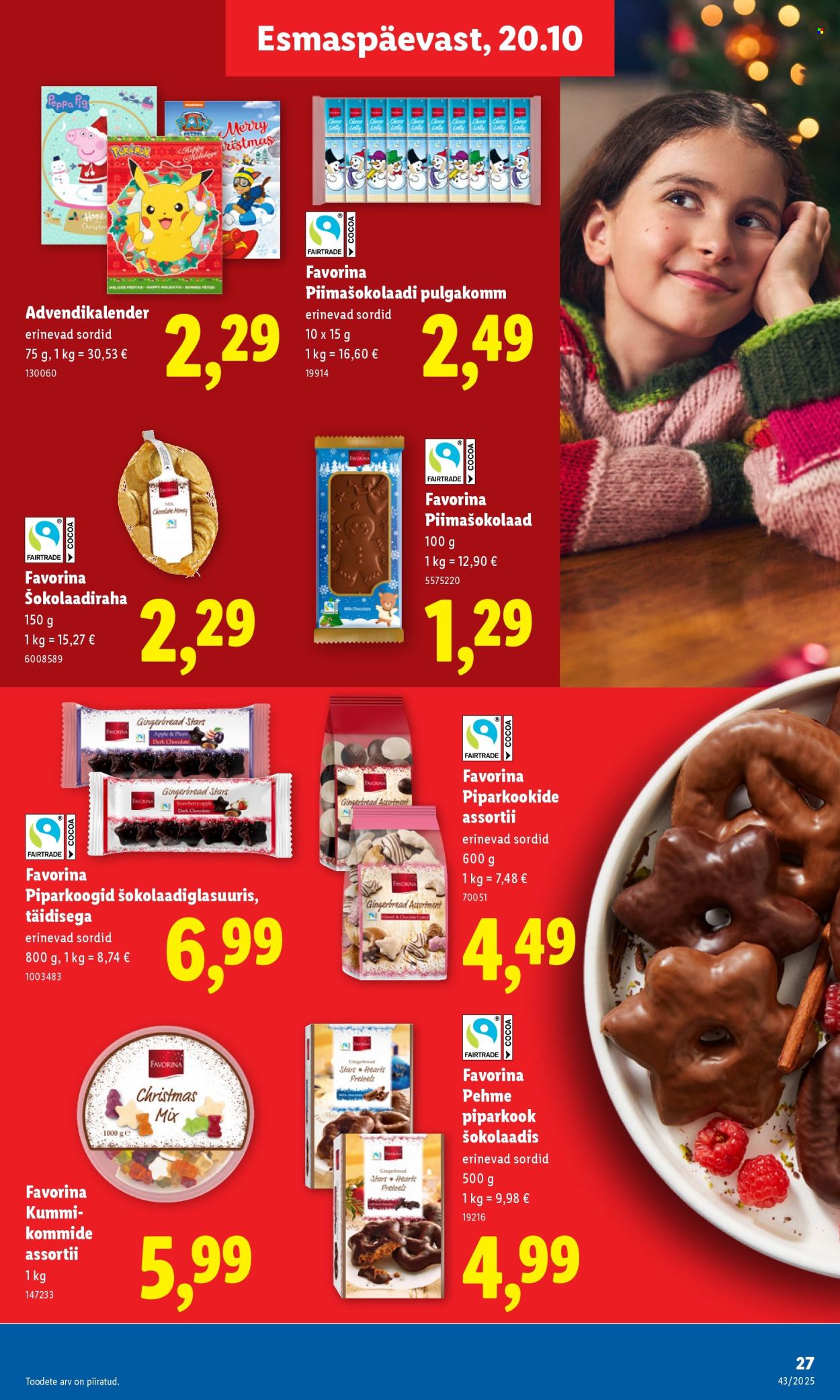 lidl - Lidl kliendileht - Nädalalõpu pakkumised (23.10 - 26.10.2025) - page: 27 lidl - Lidl kliendileht - Nädalalõpu pakkumised (23.10 - 26.10.2025) - page: 27