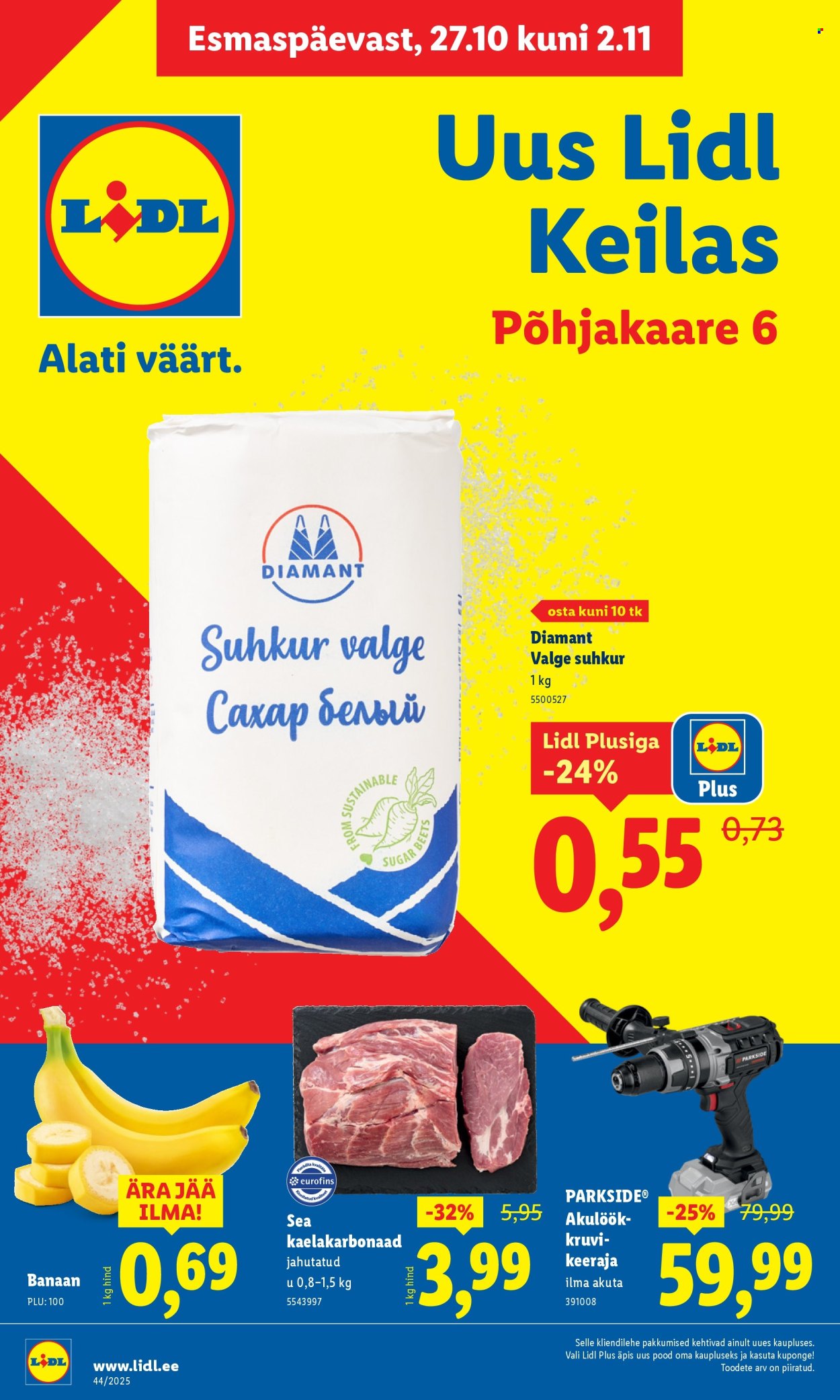 lidl - Lidl kliendileht - Keila, Põhjakaare tee 6 (27.10 - 2.11.2025)