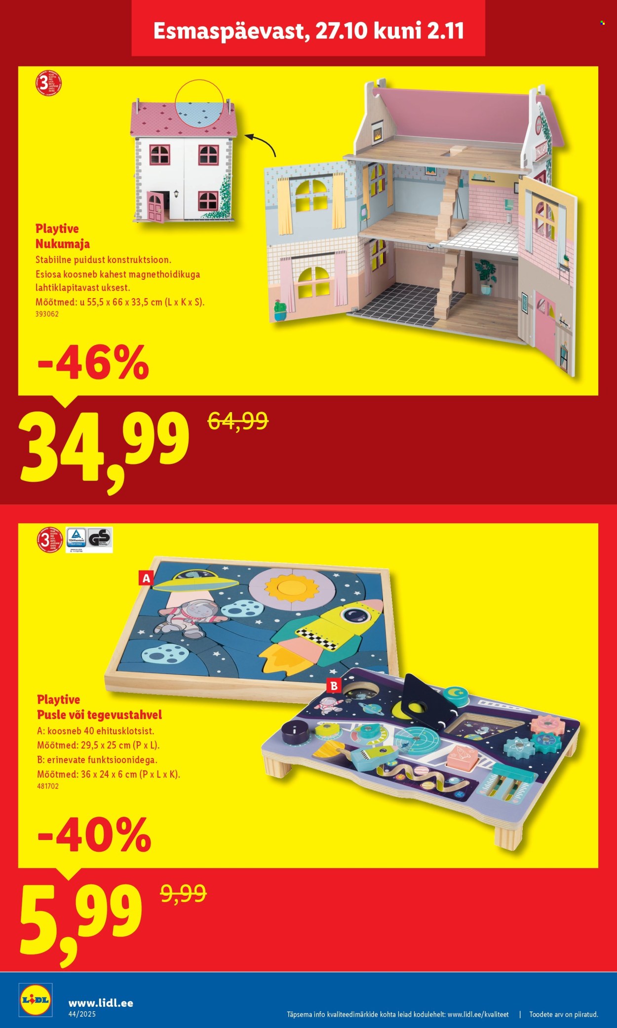 lidl - Lidl kliendileht - Viljandi, Riia mnt 1 (27.10 - 2.11.2025) - page: 6