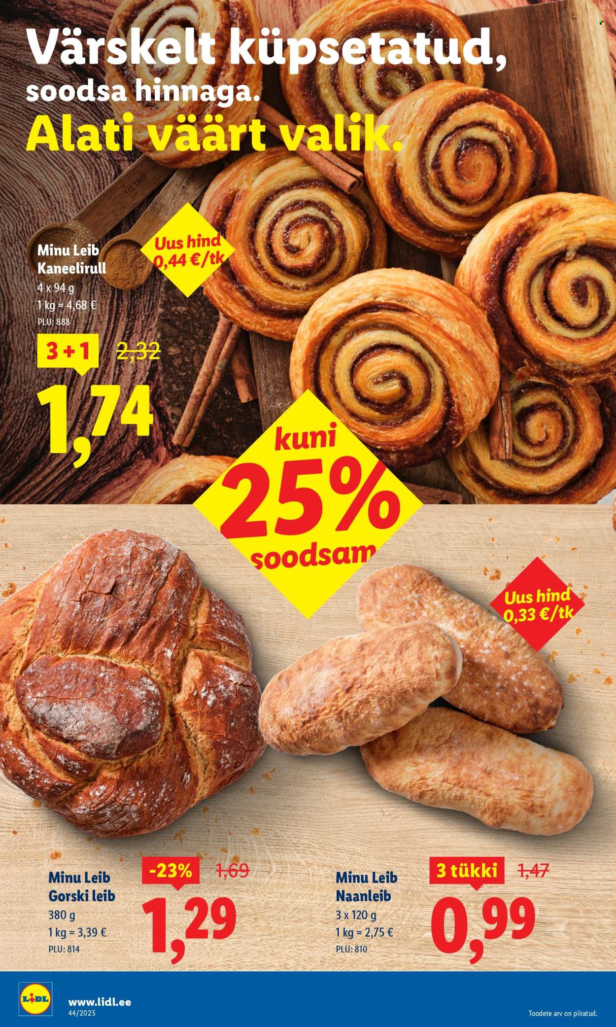 lidl - Lidl kliendileht - Kliendileht (27.10 - 2.11.2025) - page: 4 lidl - Lidl kliendileht - Kliendileht (27.10 - 2.11.2025) - page: 4