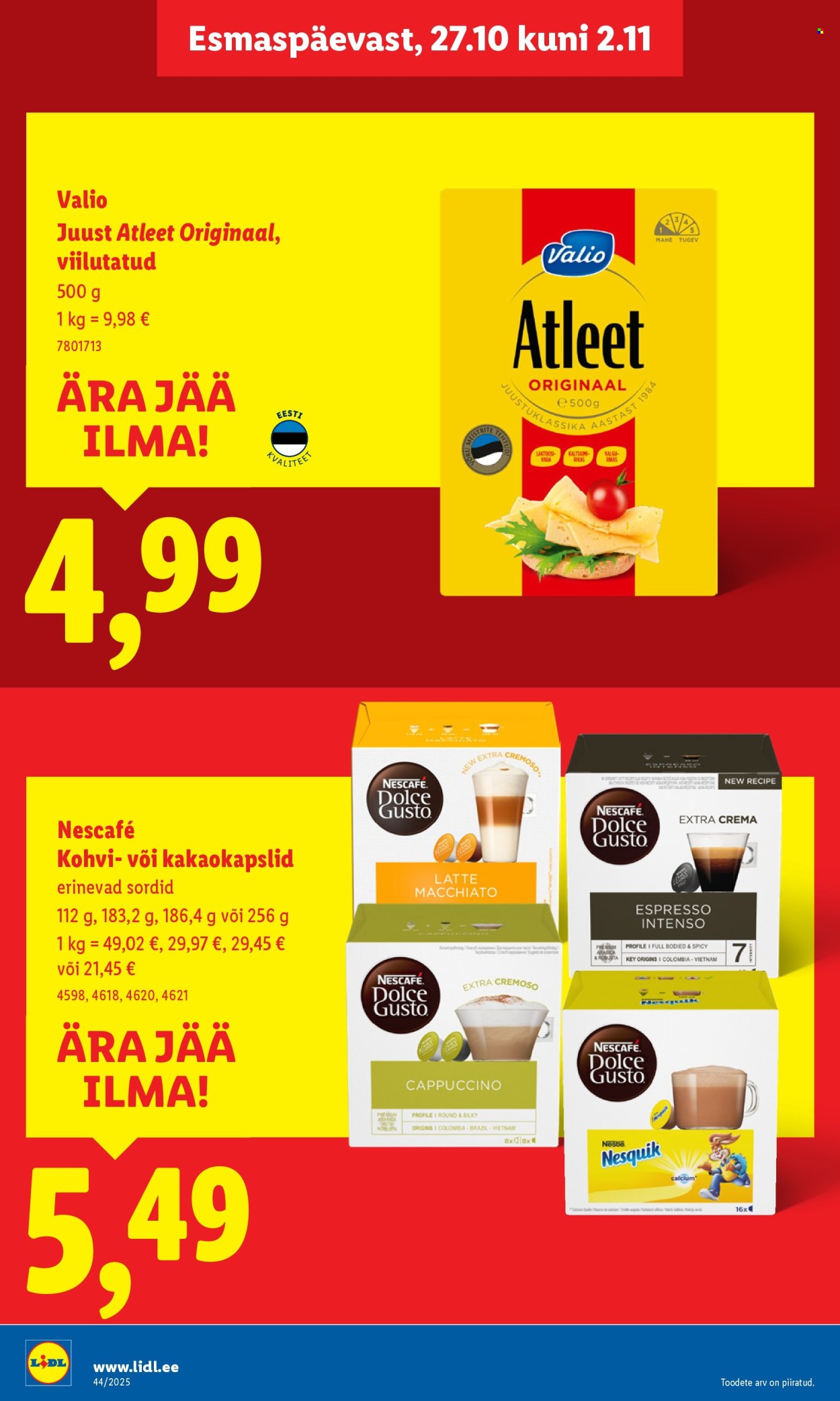 lidl - Lidl kliendileht - Nädalalõpu pakkumised (30.10 - 2.11.2025) - page: 30