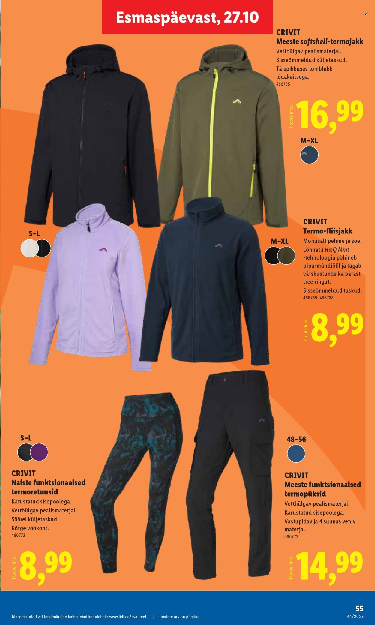 lidl - Lidl kliendileht - Nädalalõpu pakkumised (30.10 - 2.11.2025) - page: 57