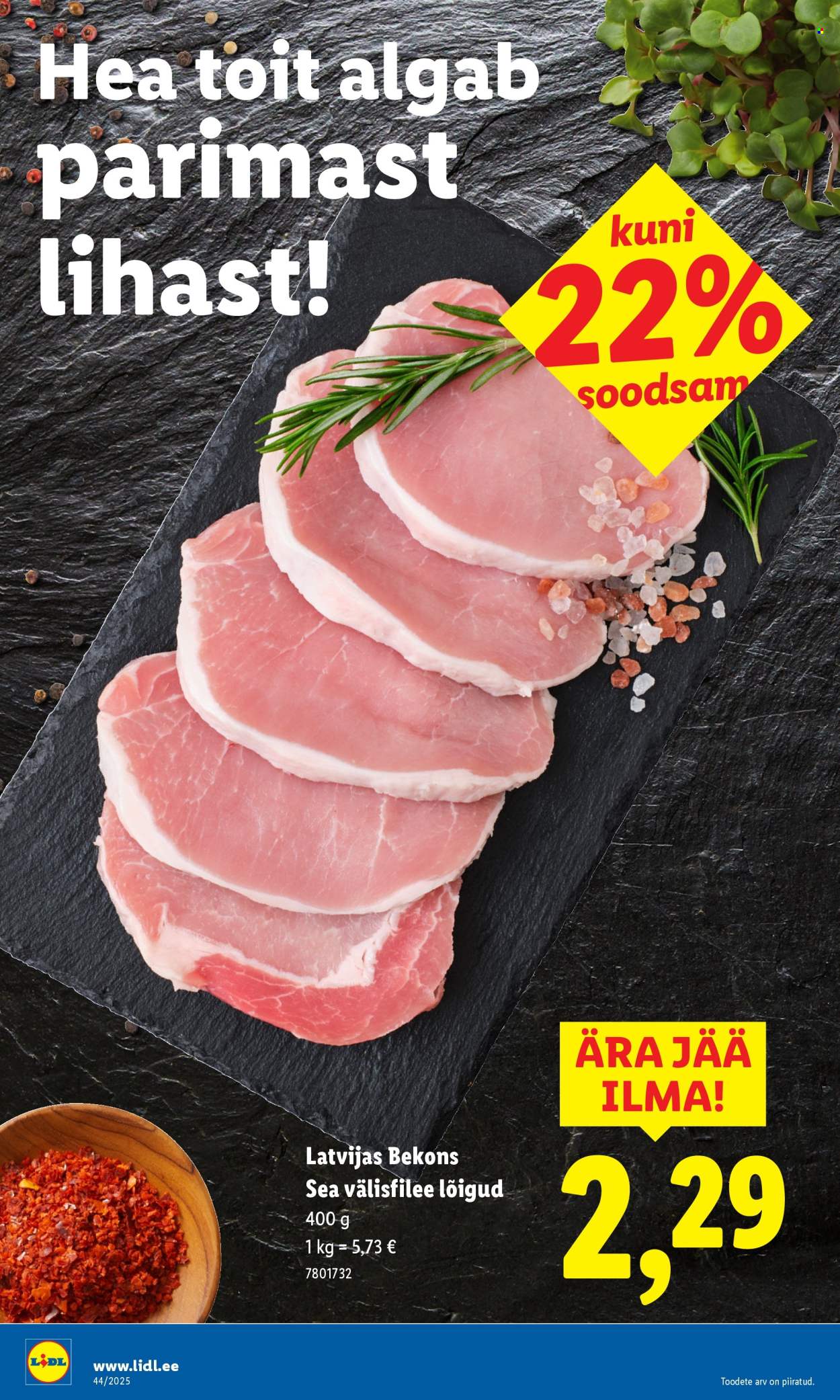 lidl - Lidl kliendileht - Nädalalõpu pakkumised (30.10 - 2.11.2025) - page: 14