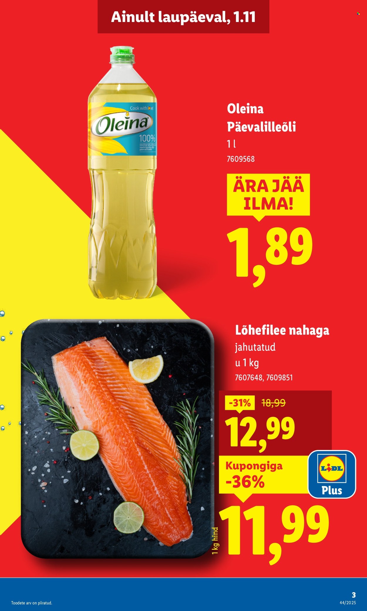 lidl - Lidl kliendileht - Nädalalõpu pakkumised (30.10 - 2.11.2025) - page: 3