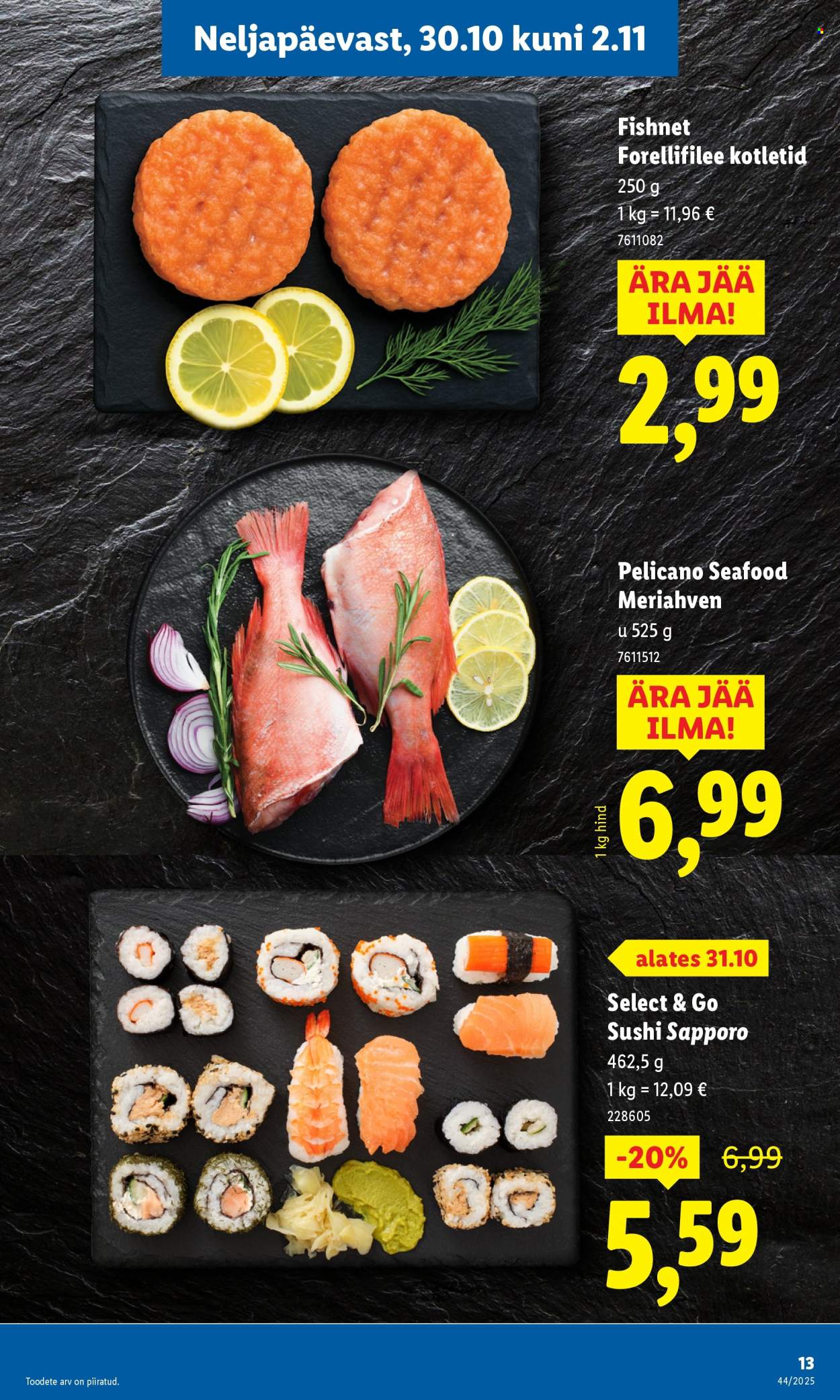 lidl - Lidl kliendileht - Nädalalõpu pakkumised (30.10 - 2.11.2025) - page: 13