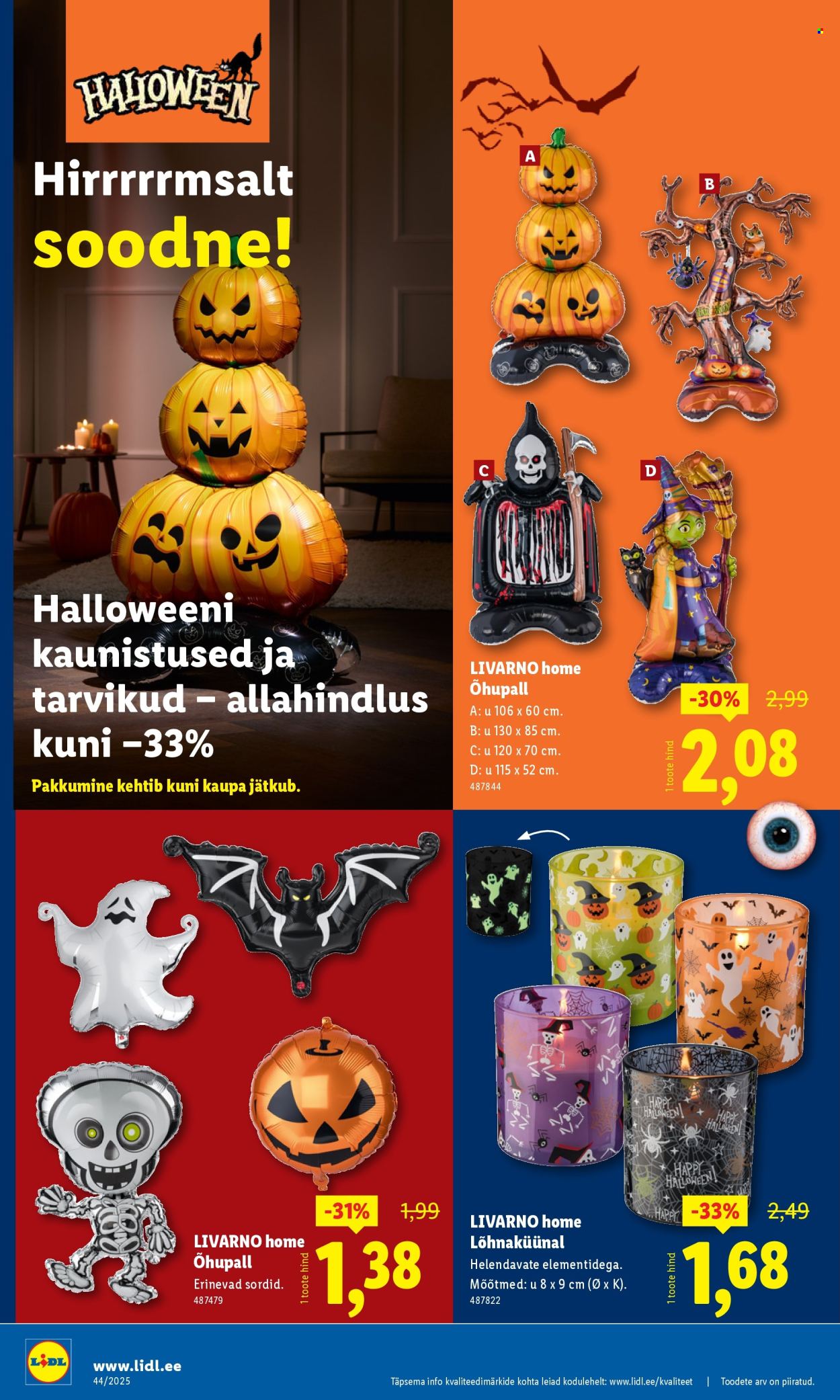 lidl - Lidl kliendileht - Nädalalõpu pakkumised (30.10 - 2.11.2025) - page: 44