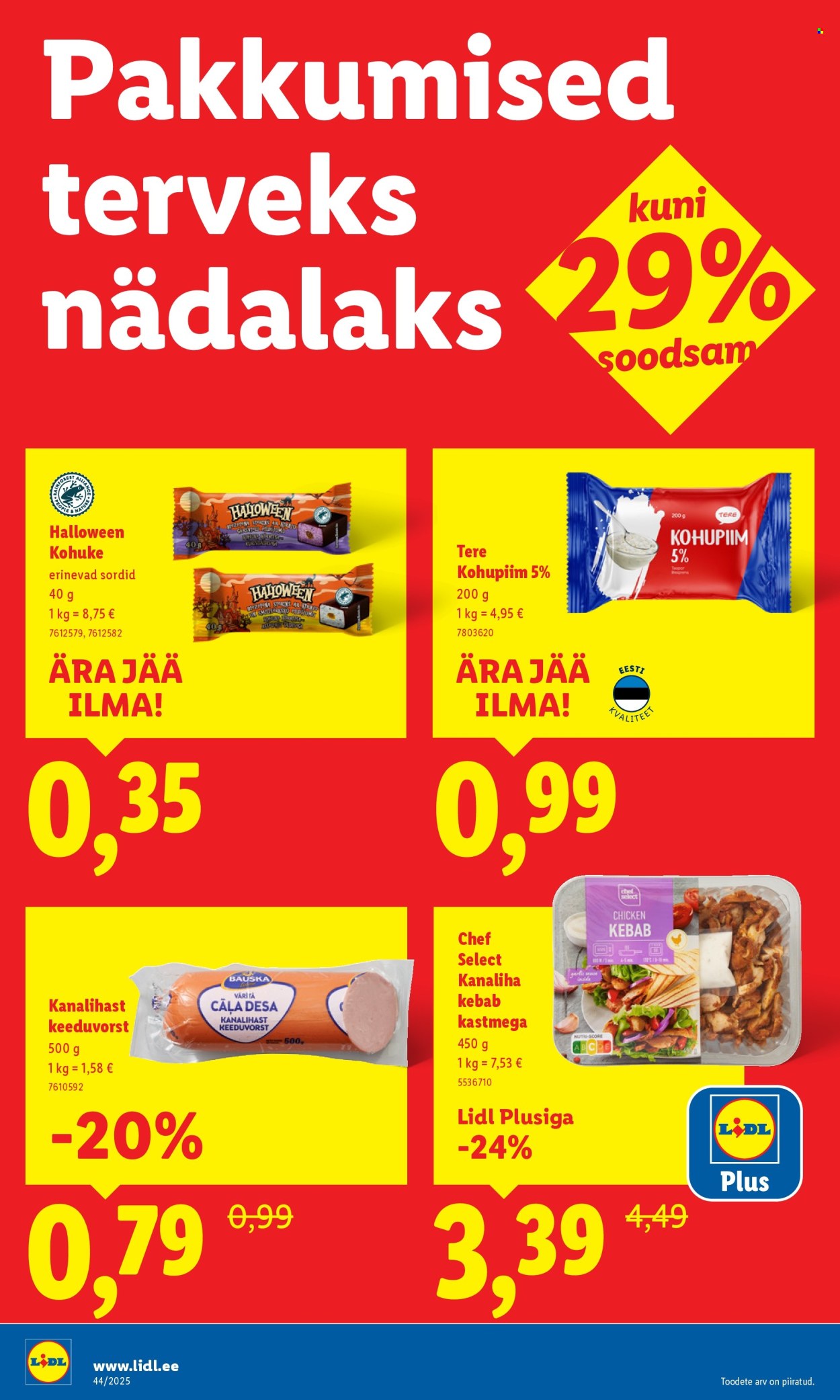 lidl - Lidl kliendileht - Nädalalõpu pakkumised (30.10 - 2.11.2025) - page: 34