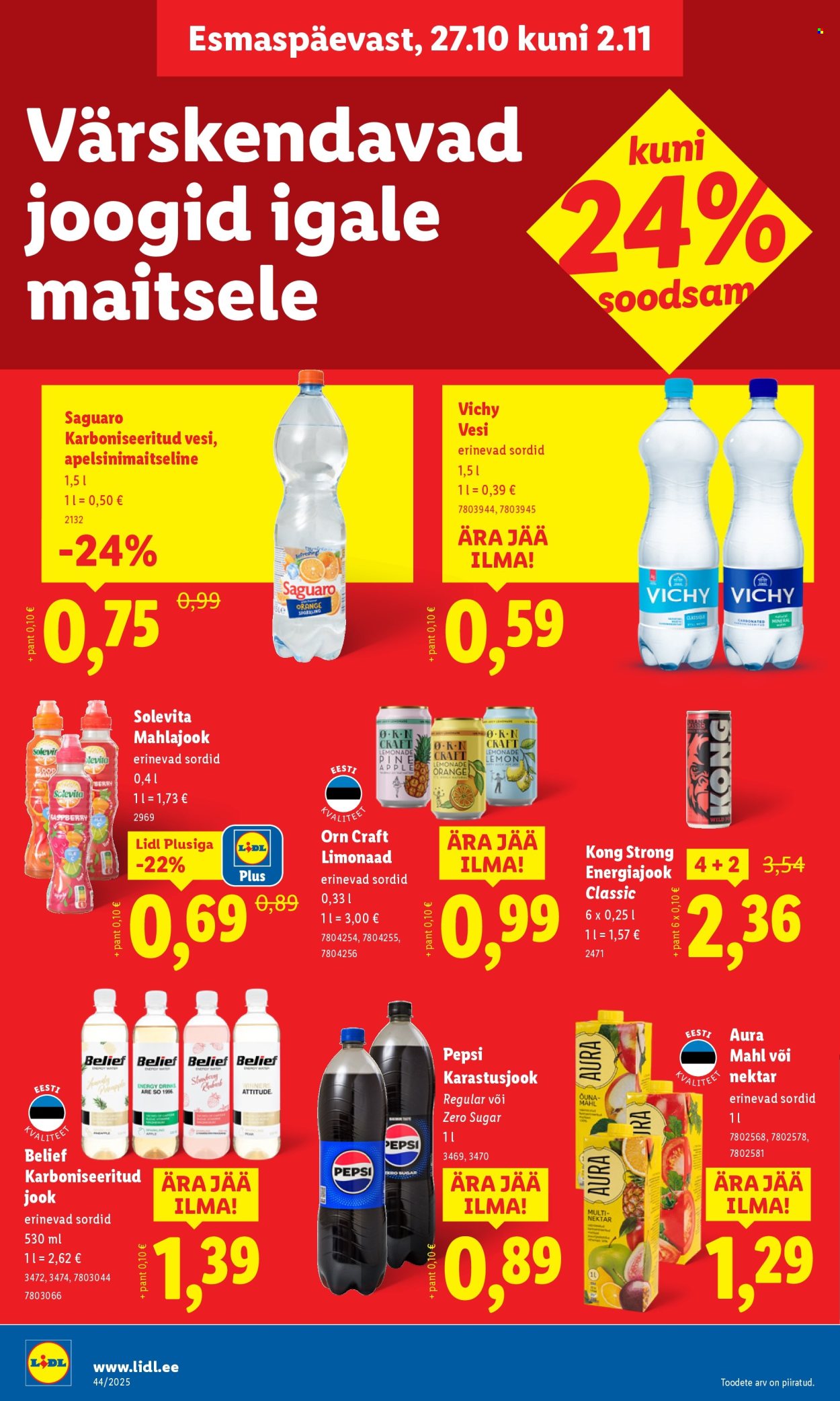 lidl - Lidl kliendileht - Nädalalõpu pakkumised (30.10 - 2.11.2025) - page: 38