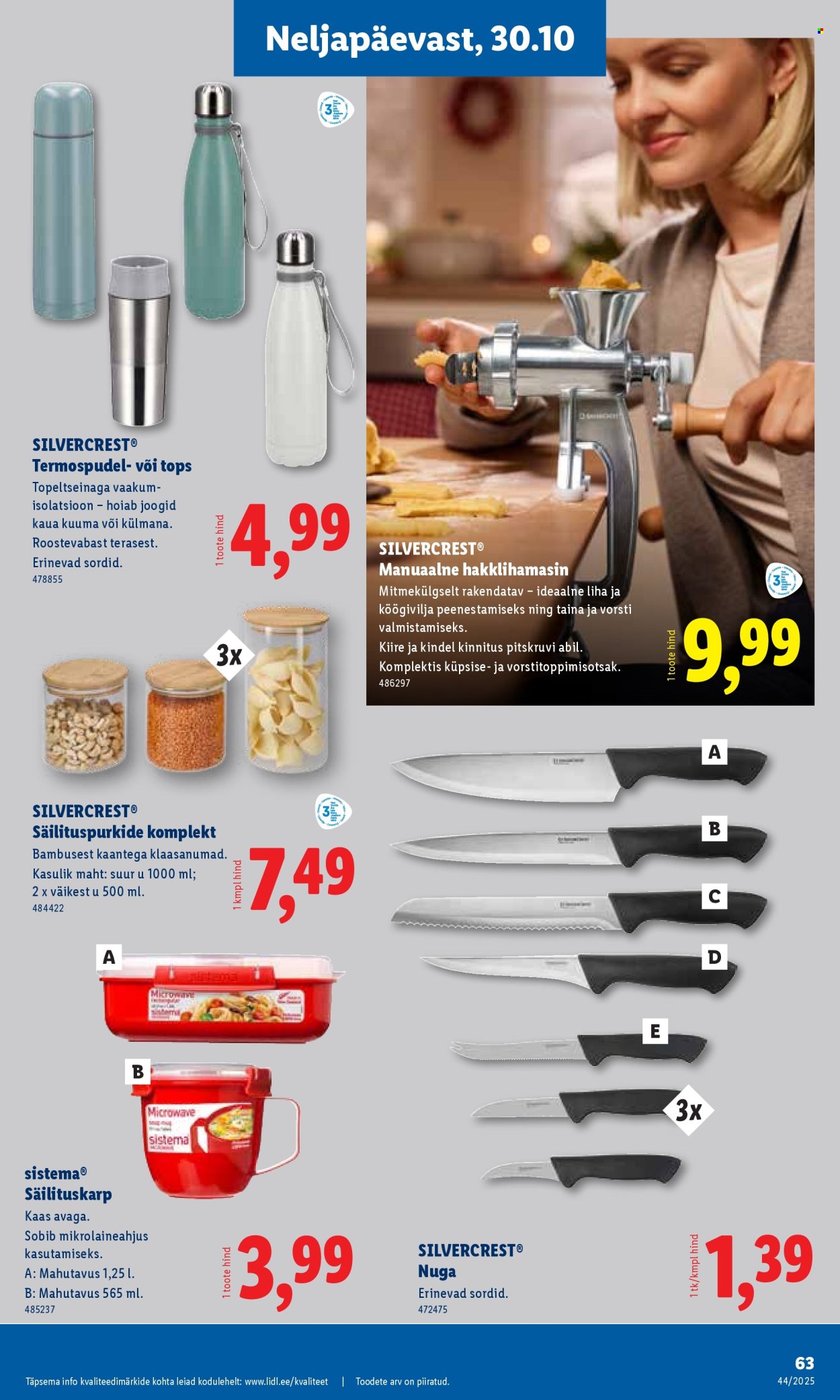 lidl - Lidl kliendileht - Nädalalõpu pakkumised (30.10 - 2.11.2025) - page: 65