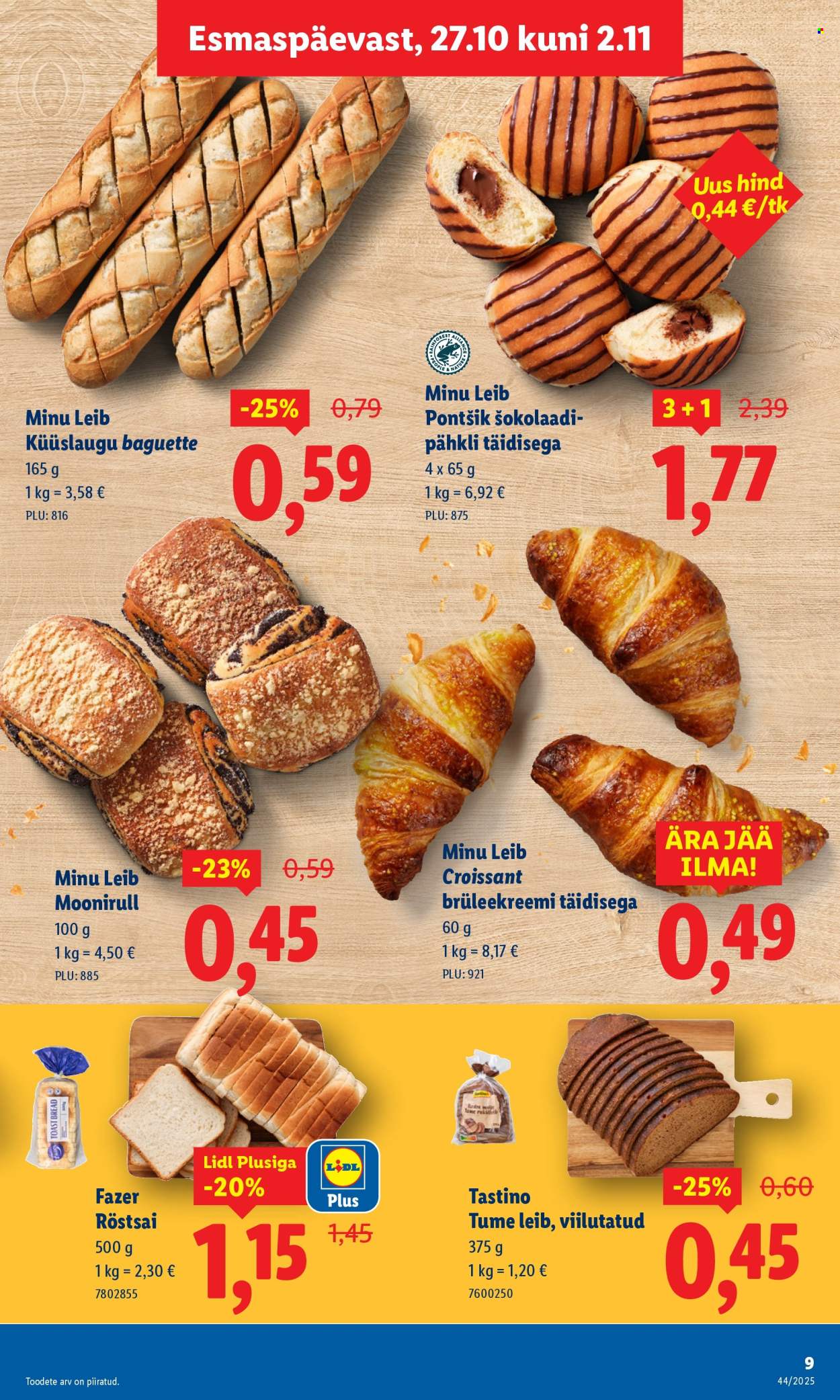 lidl - Lidl kliendileht - Nädalalõpu pakkumised (30.10 - 2.11.2025) - page: 9