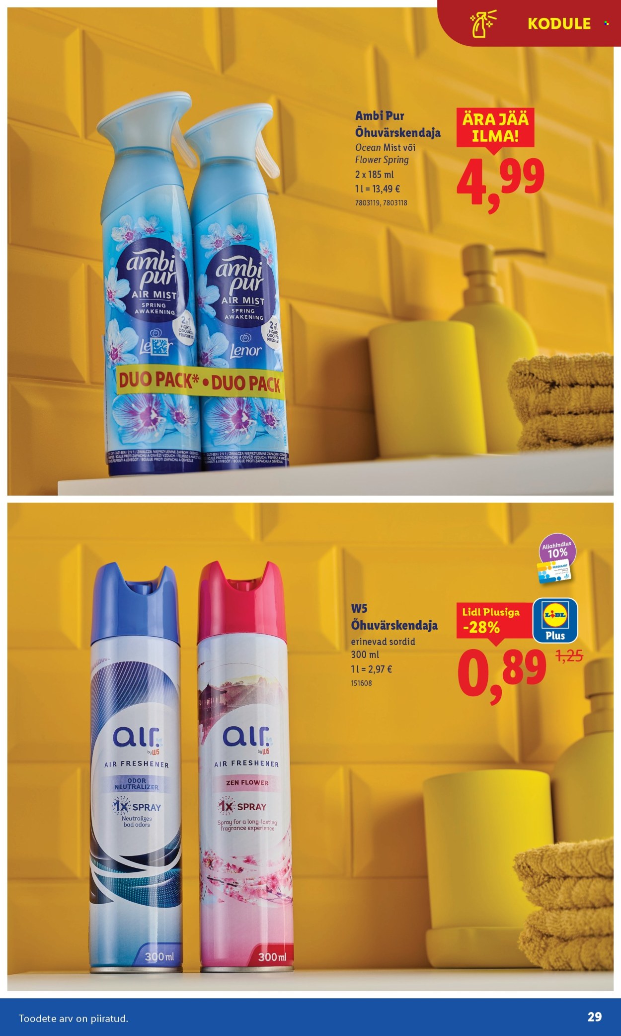 lidl - Lidl kliendileht - Puhtuse festival (3.11 - 16.11.2025) - page: 29