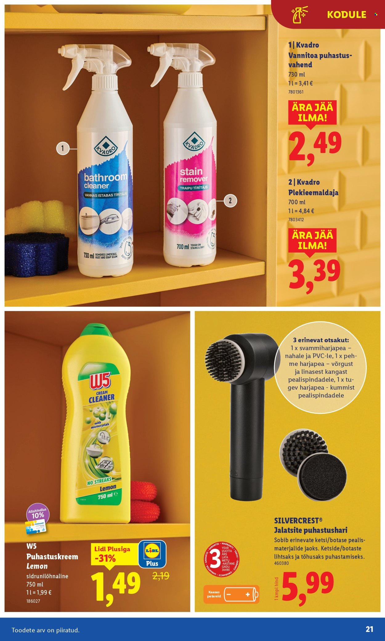 lidl - Lidl kliendileht - Puhtuse festival (3.11 - 16.11.2025) - page: 21