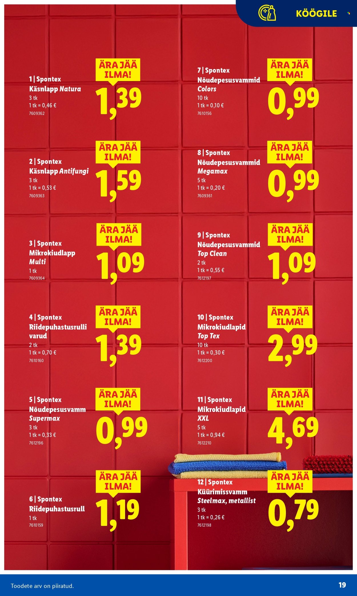 lidl - Lidl kliendileht - Puhtuse festival (3.11 - 16.11.2025) - page: 19