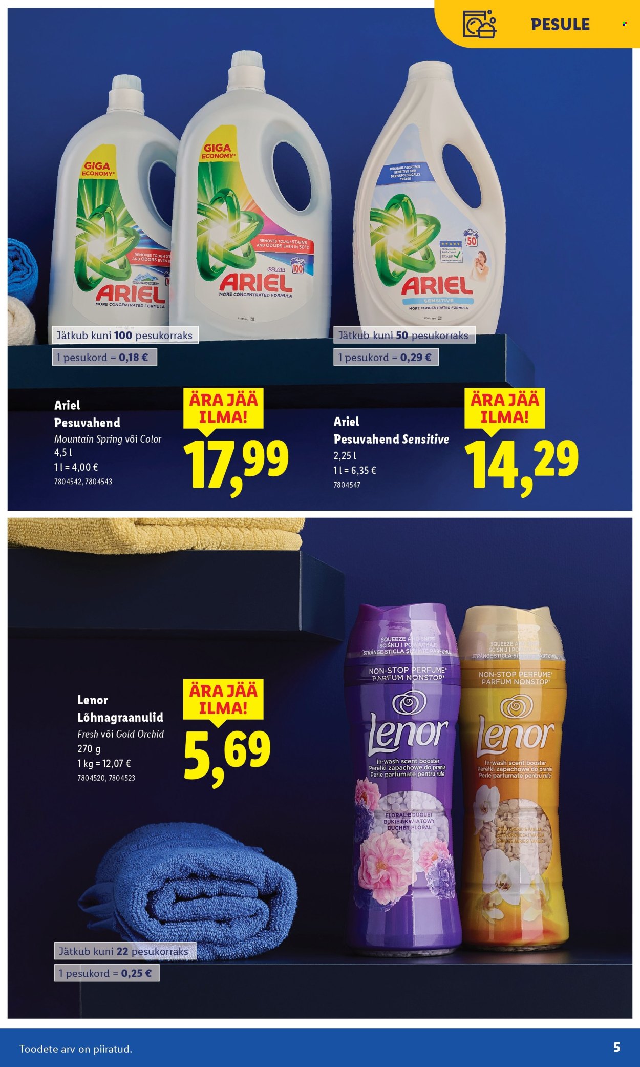 lidl - Lidl kliendileht - Puhtuse festival (3.11 - 16.11.2025) - page: 5