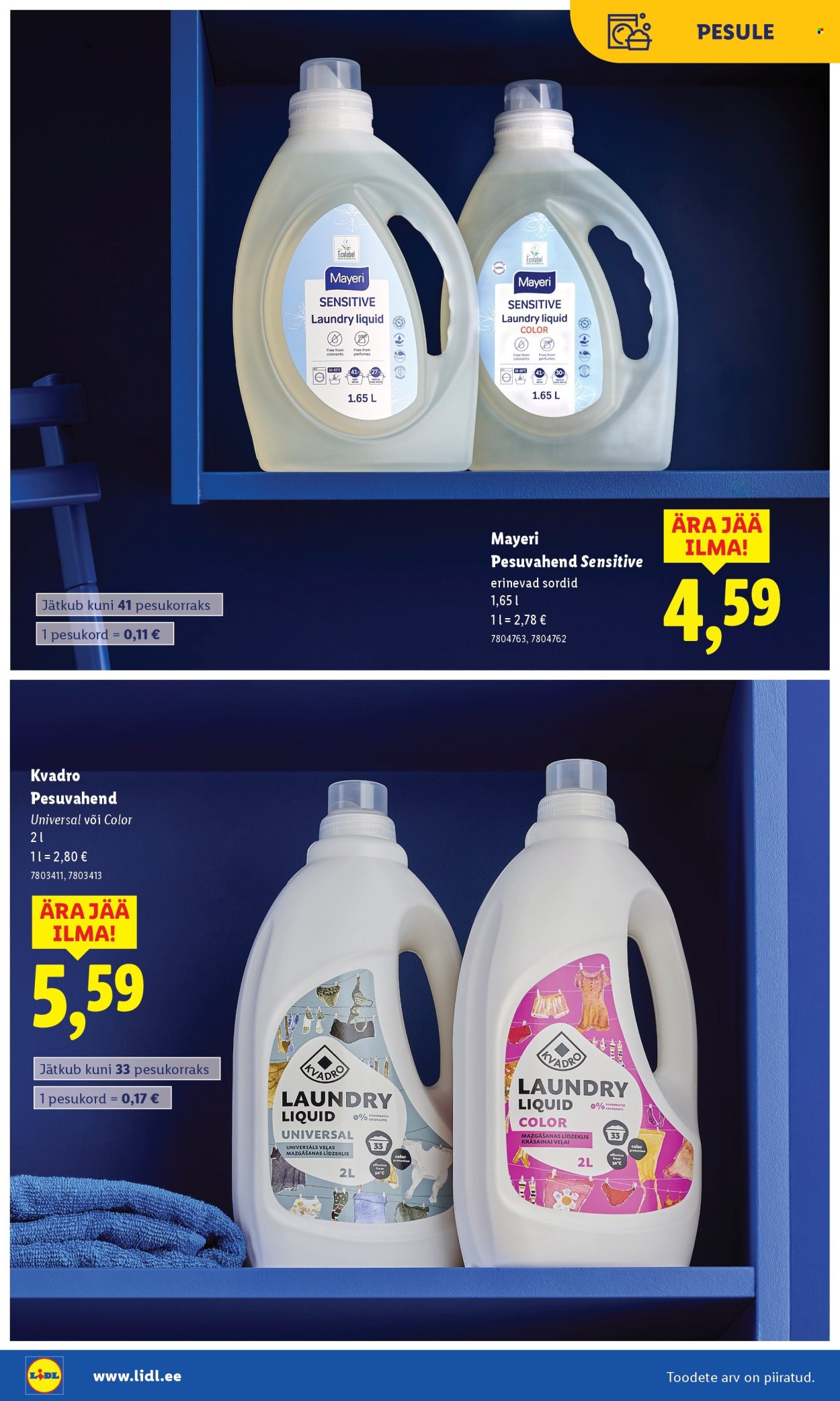 lidl - Lidl kliendileht - Puhtuse festival (3.11 - 16.11.2025) - page: 6