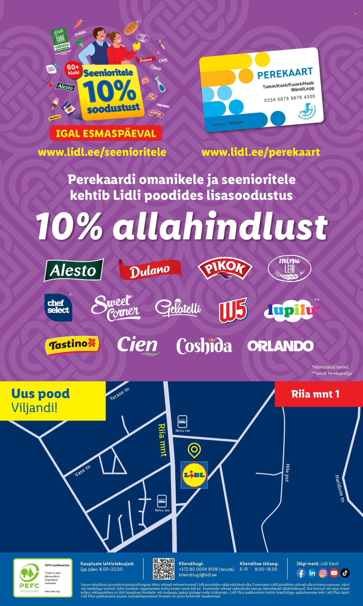 lidl - Lidl kliendileht - Viljandi, Riia mnt 1 (3.11 - 9.11.2025) - page: 8