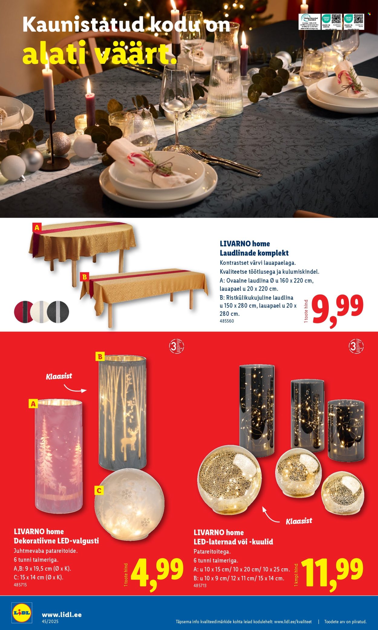 lidl - Lidl kliendileht - Tööstuskaupade pakkumised (3.11 - 9.11.2025) - page: 10