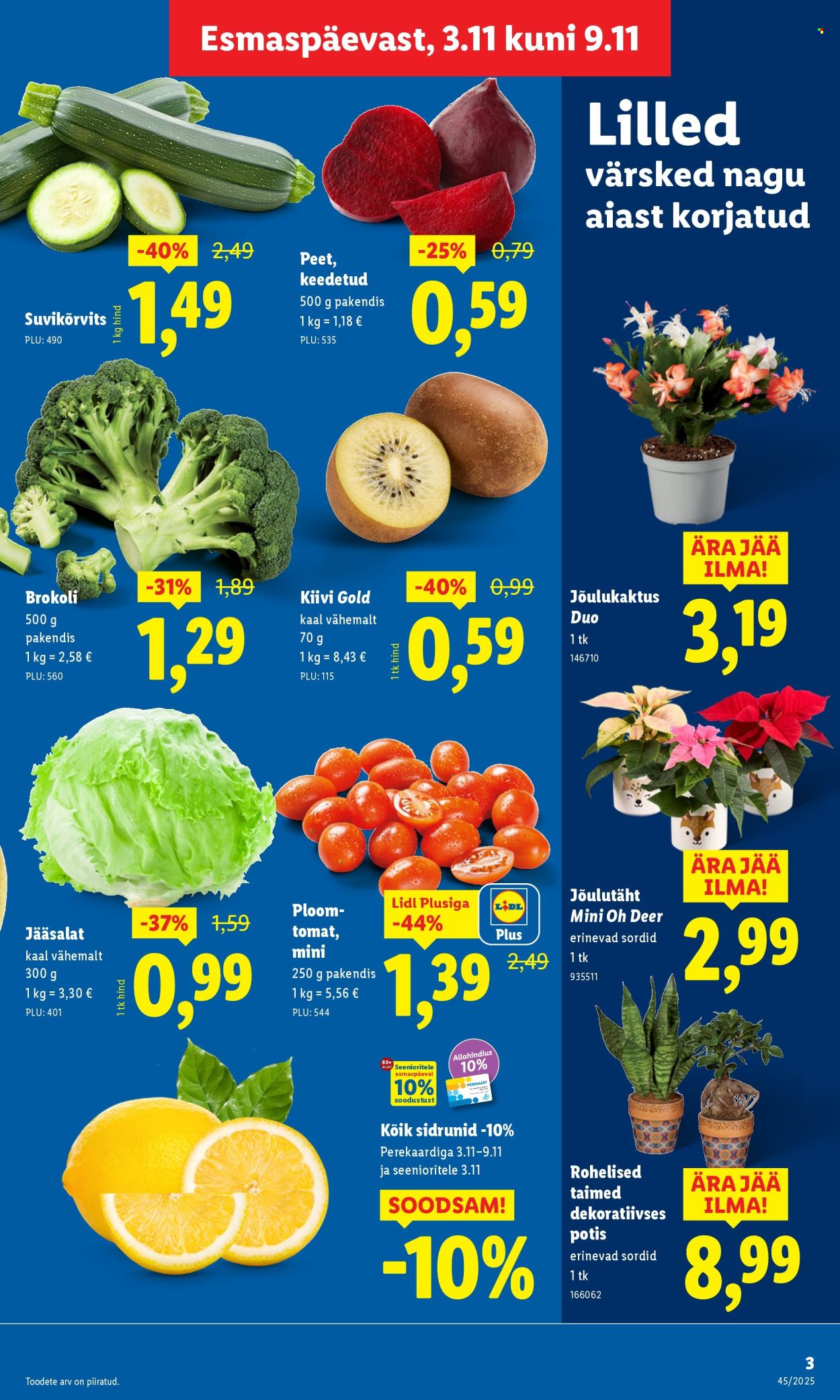 lidl - Lidl kliendileht - Kliendileht (3.11 - 9.11.2025) - page: 3 lidl - Lidl kliendileht - Kliendileht (3.11 - 9.11.2025) - page: 3