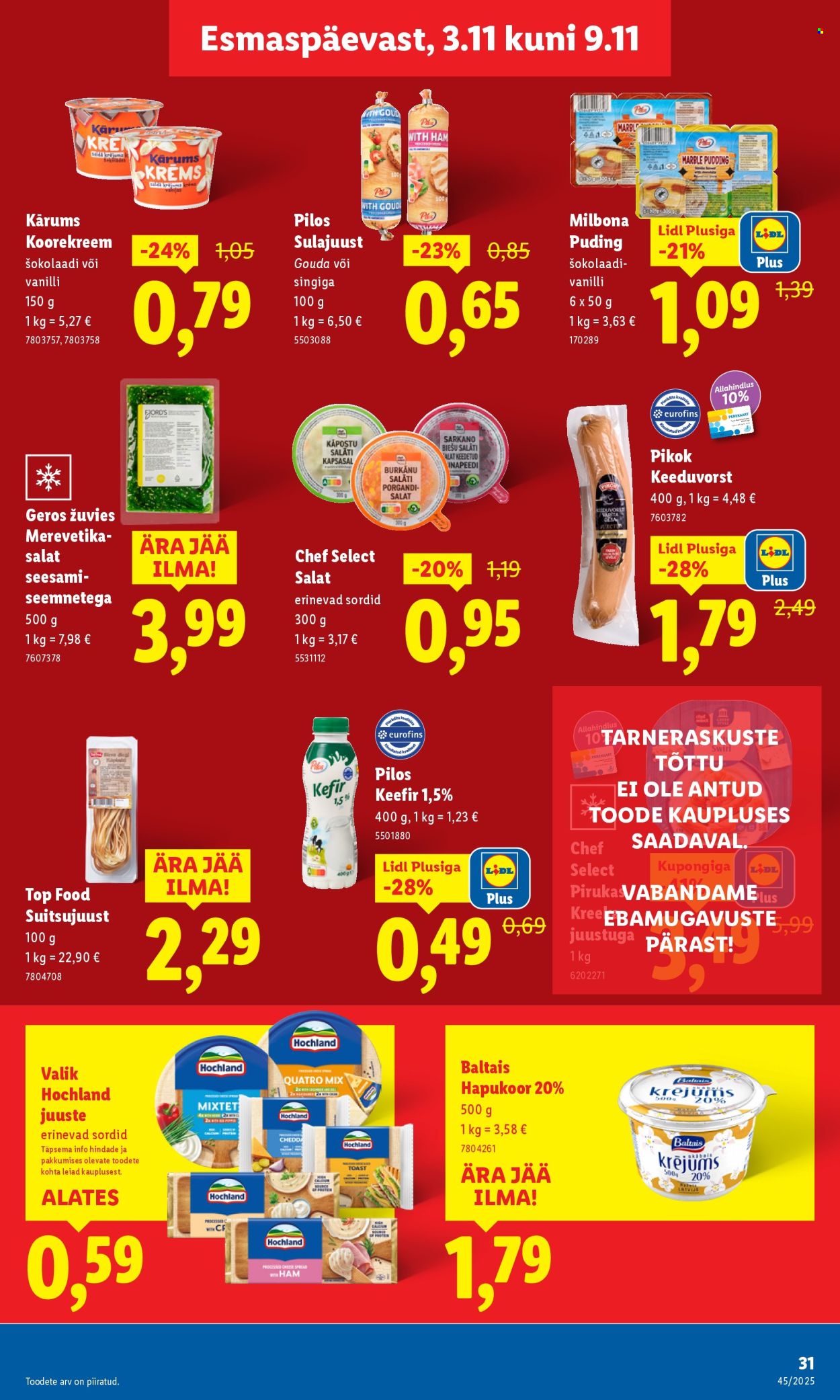 lidl - Lidl kliendileht - Kliendileht (3.11 - 9.11.2025) - page: 31 lidl - Lidl kliendileht - Kliendileht (3.11 - 9.11.2025) - page: 31