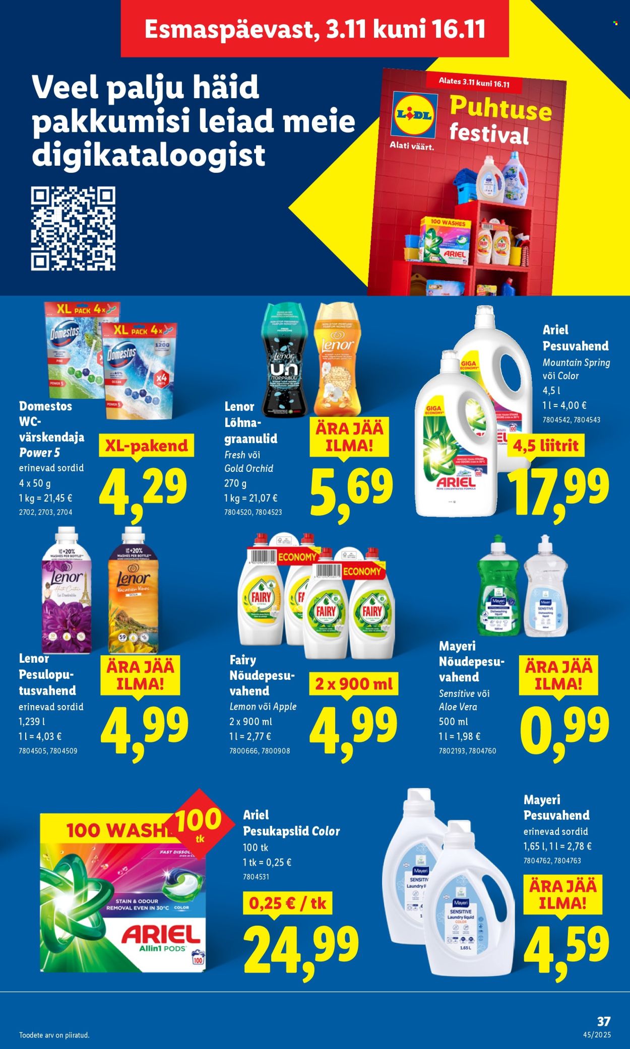lidl - Lidl kliendileht - Kliendileht (3.11 - 9.11.2025) - page: 37 lidl - Lidl kliendileht - Kliendileht (3.11 - 9.11.2025) - page: 37