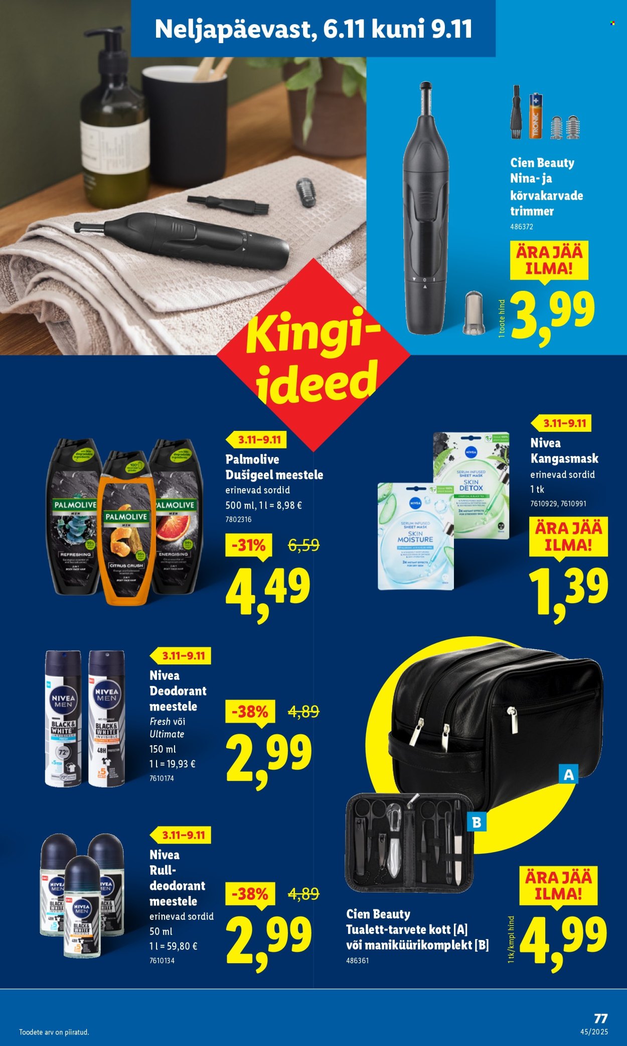 lidl - Lidl kliendileht - Kliendileht (3.11 - 9.11.2025) - page: 77 lidl - Lidl kliendileht - Kliendileht (3.11 - 9.11.2025) - page: 77