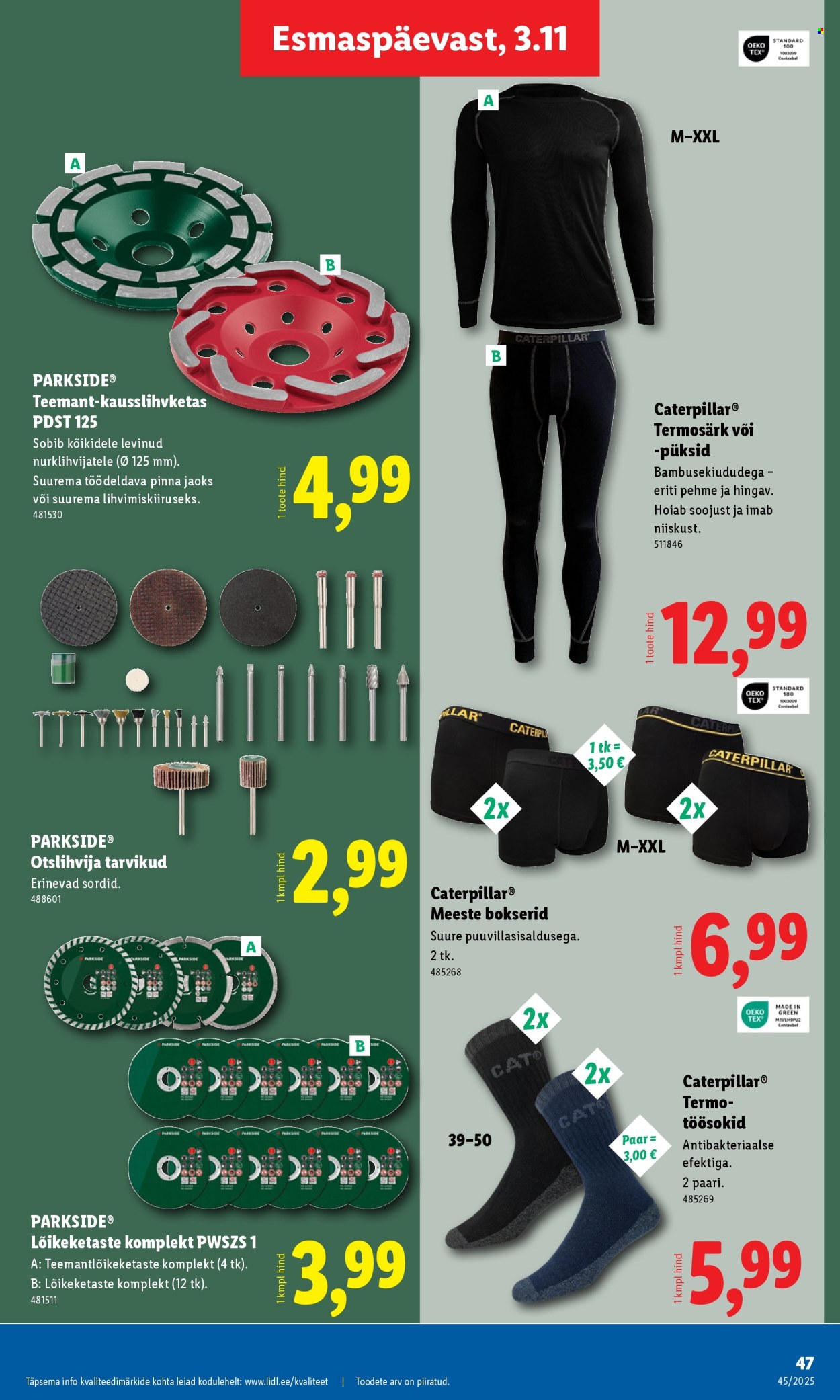 lidl - Lidl kliendileht - Kliendileht (3.11 - 9.11.2025) - page: 47 lidl - Lidl kliendileht - Kliendileht (3.11 - 9.11.2025) - page: 47