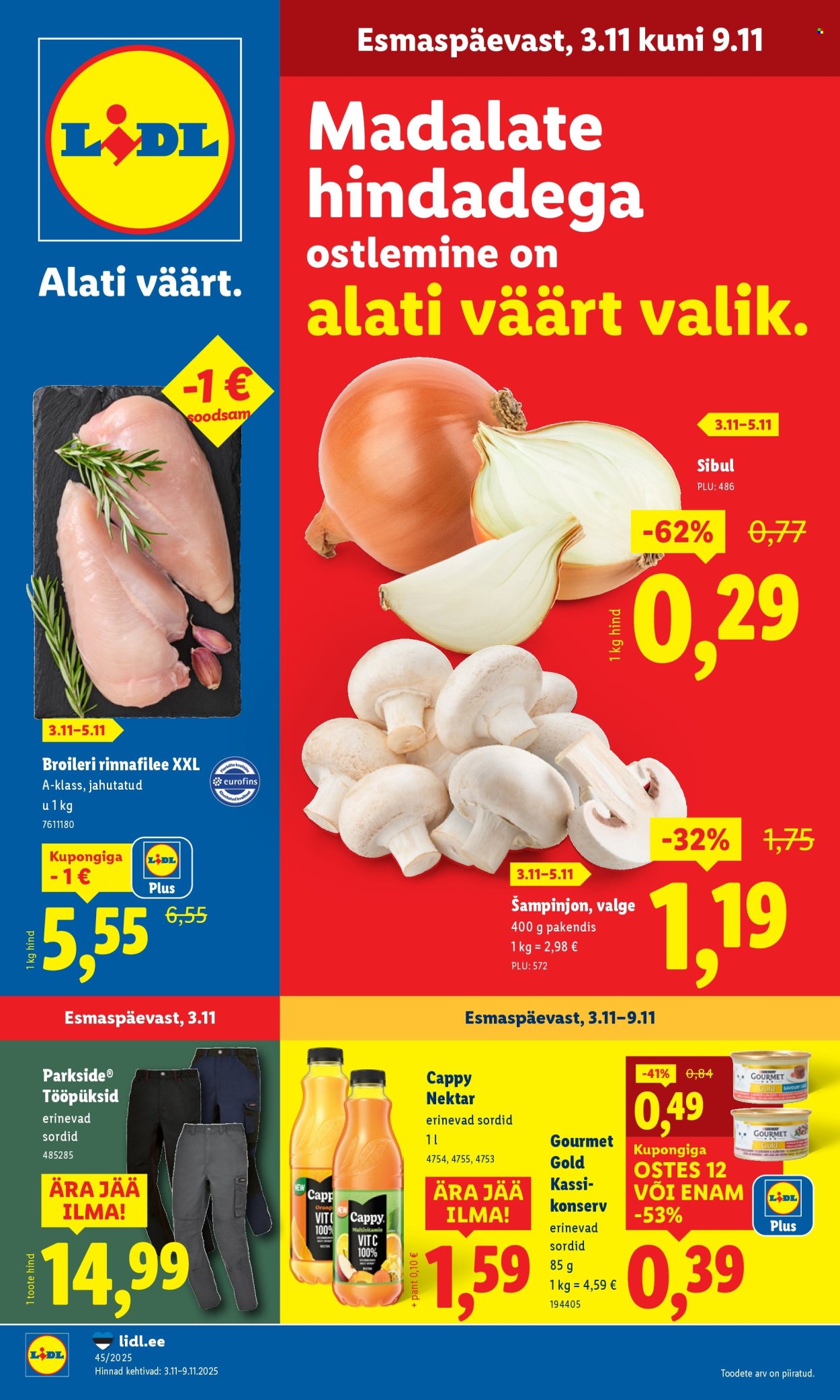 lidl - Lidl kliendileht - Kliendileht (3.11 - 9.11.2025)