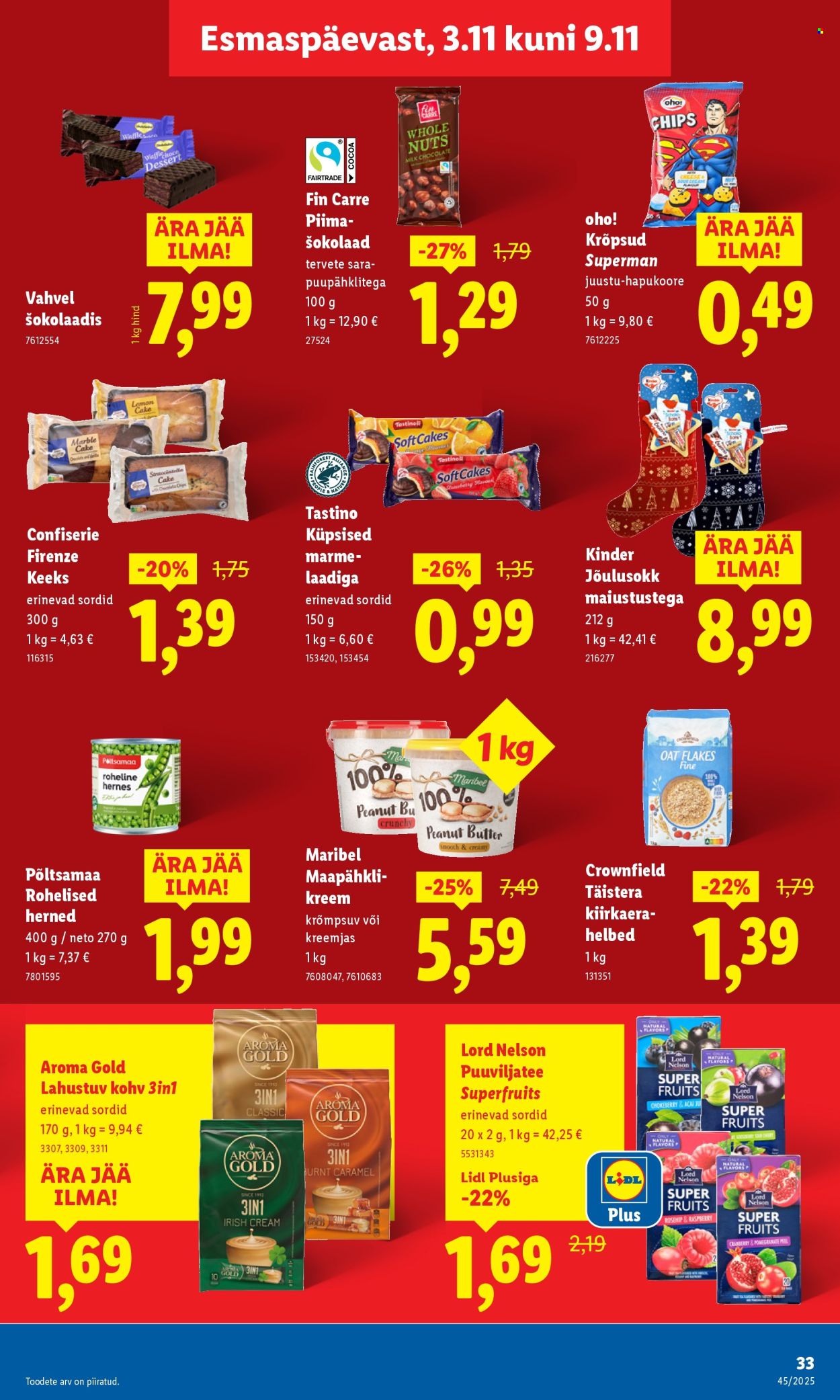 lidl - Lidl kliendileht - Kliendileht (3.11 - 9.11.2025) - page: 33 lidl - Lidl kliendileht - Kliendileht (3.11 - 9.11.2025) - page: 33