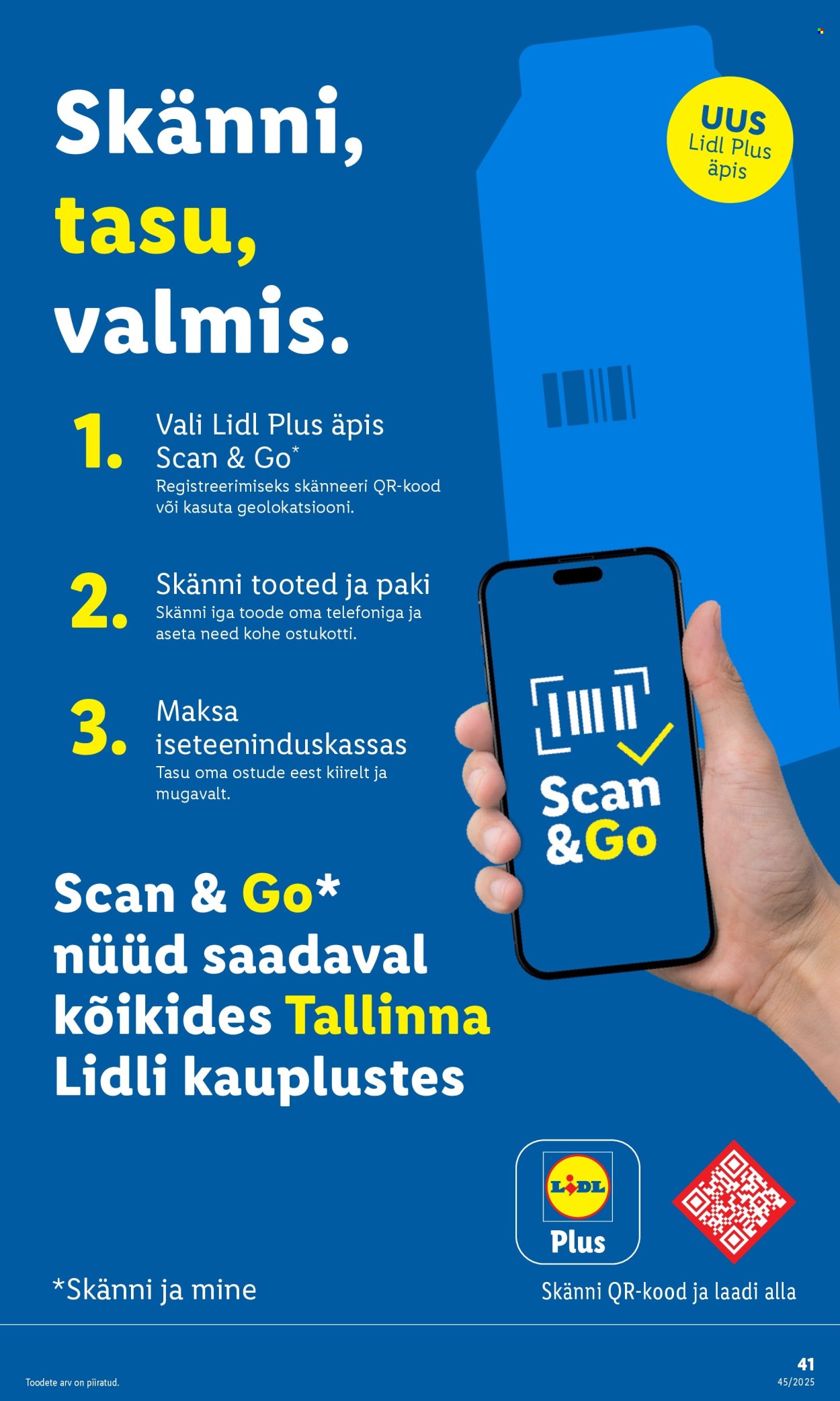 lidl - Lidl kliendileht - Kliendileht (3.11 - 9.11.2025) - page: 41 lidl - Lidl kliendileht - Kliendileht (3.11 - 9.11.2025) - page: 41