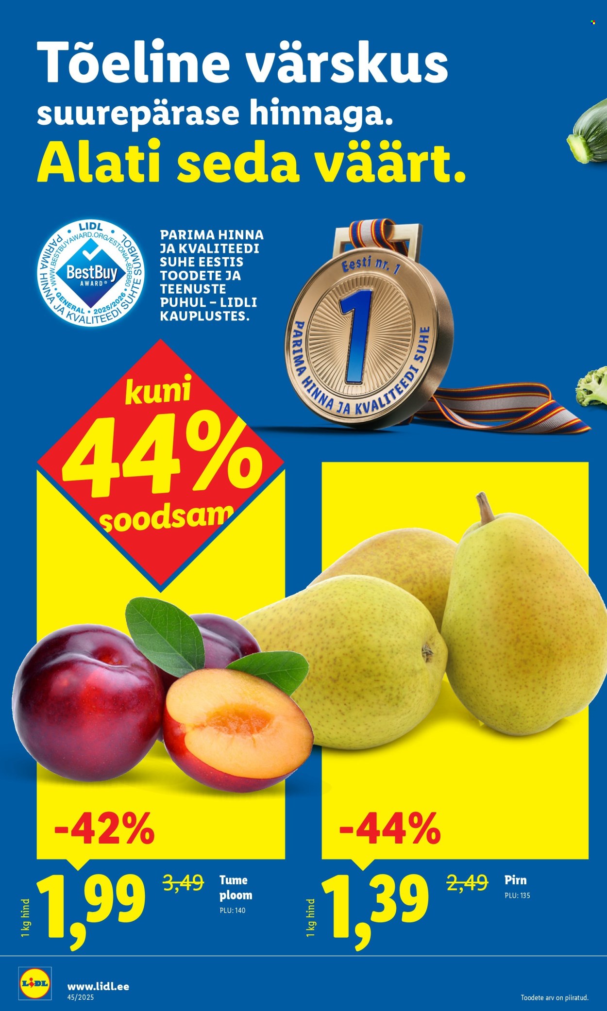 lidl - Lidl kliendileht - Kliendileht (3.11 - 9.11.2025) - page: 2 lidl - Lidl kliendileht - Kliendileht (3.11 - 9.11.2025) - page: 2