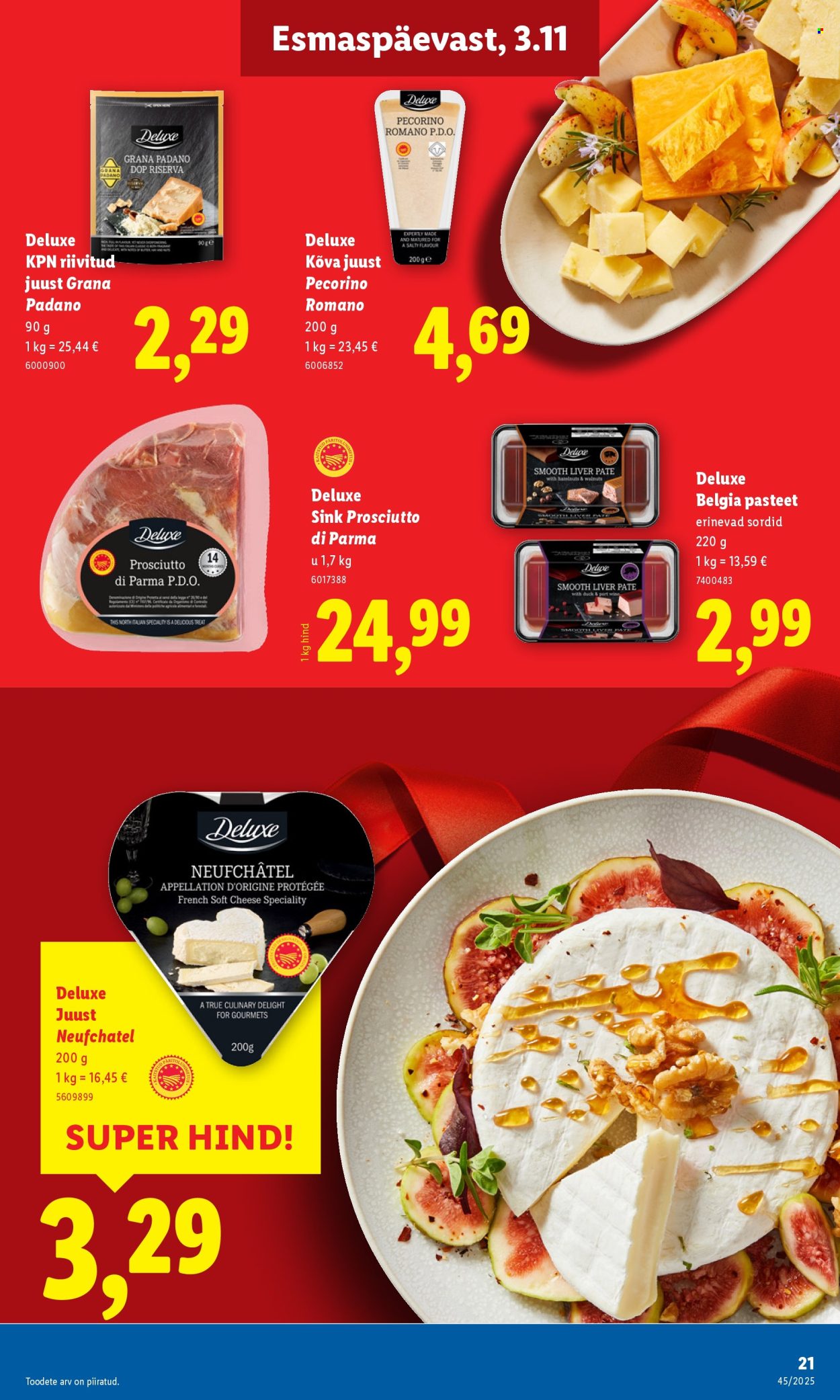 lidl - Lidl kliendileht - Kliendileht (3.11 - 9.11.2025) - page: 21 lidl - Lidl kliendileht - Kliendileht (3.11 - 9.11.2025) - page: 21