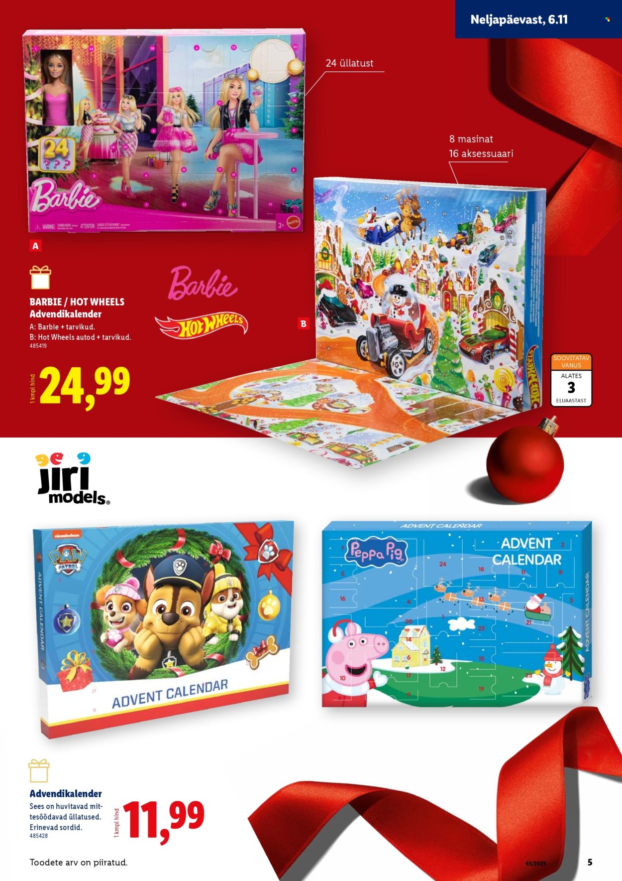 lidl - Lidl kliendileht - Mänguasjade kataloog Jõulud 2025 - page: 5 lidl - Lidl kliendileht - Mänguasjade kataloog Jõulud 2025 - page: 5