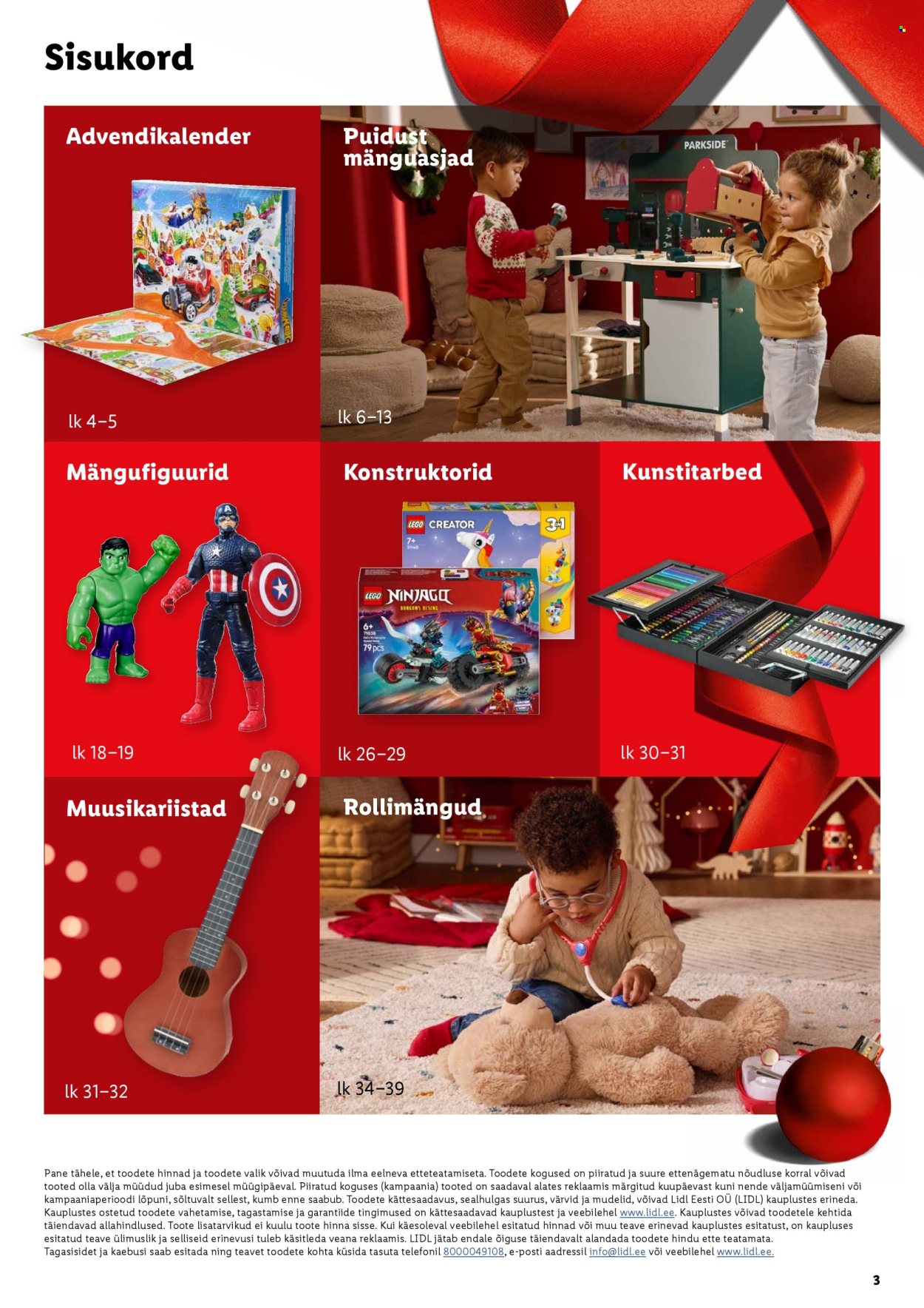lidl - Lidl kliendileht - Mänguasjade kataloog Jõulud 2025 - page: 3 lidl - Lidl kliendileht - Mänguasjade kataloog Jõulud 2025 - page: 3