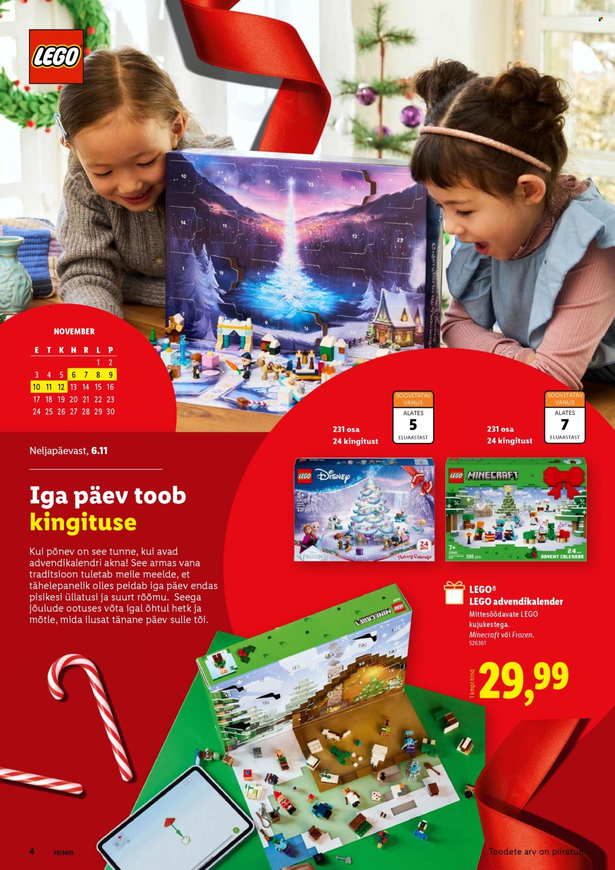 lidl - Lidl kliendileht - Mänguasjade kataloog Jõulud 2025 - page: 4 lidl - Lidl kliendileht - Mänguasjade kataloog Jõulud 2025 - page: 4