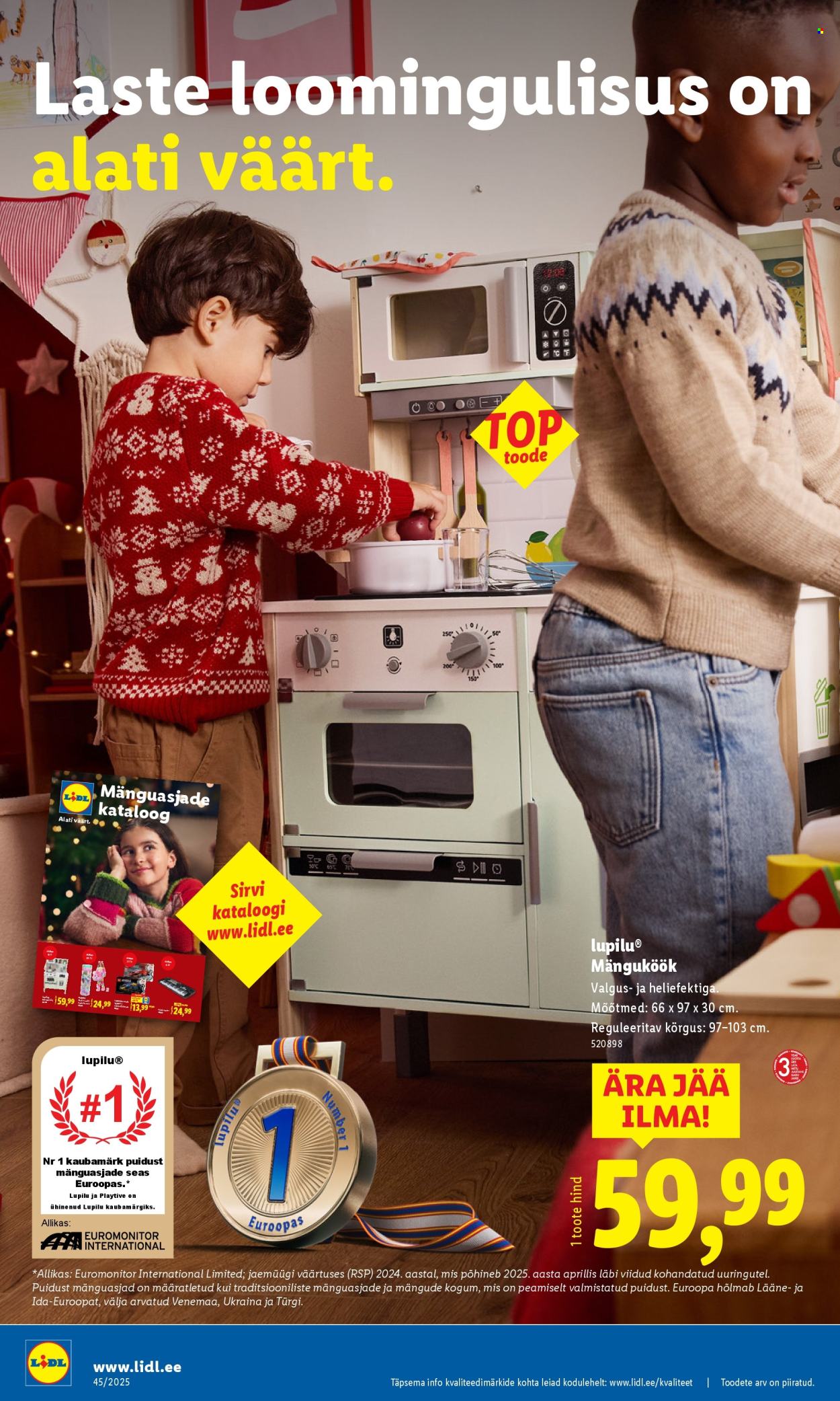 lidl - Lidl kliendileht - Nädalalõpu pakkumised (6.11 - 9.11.2025) - page: 66