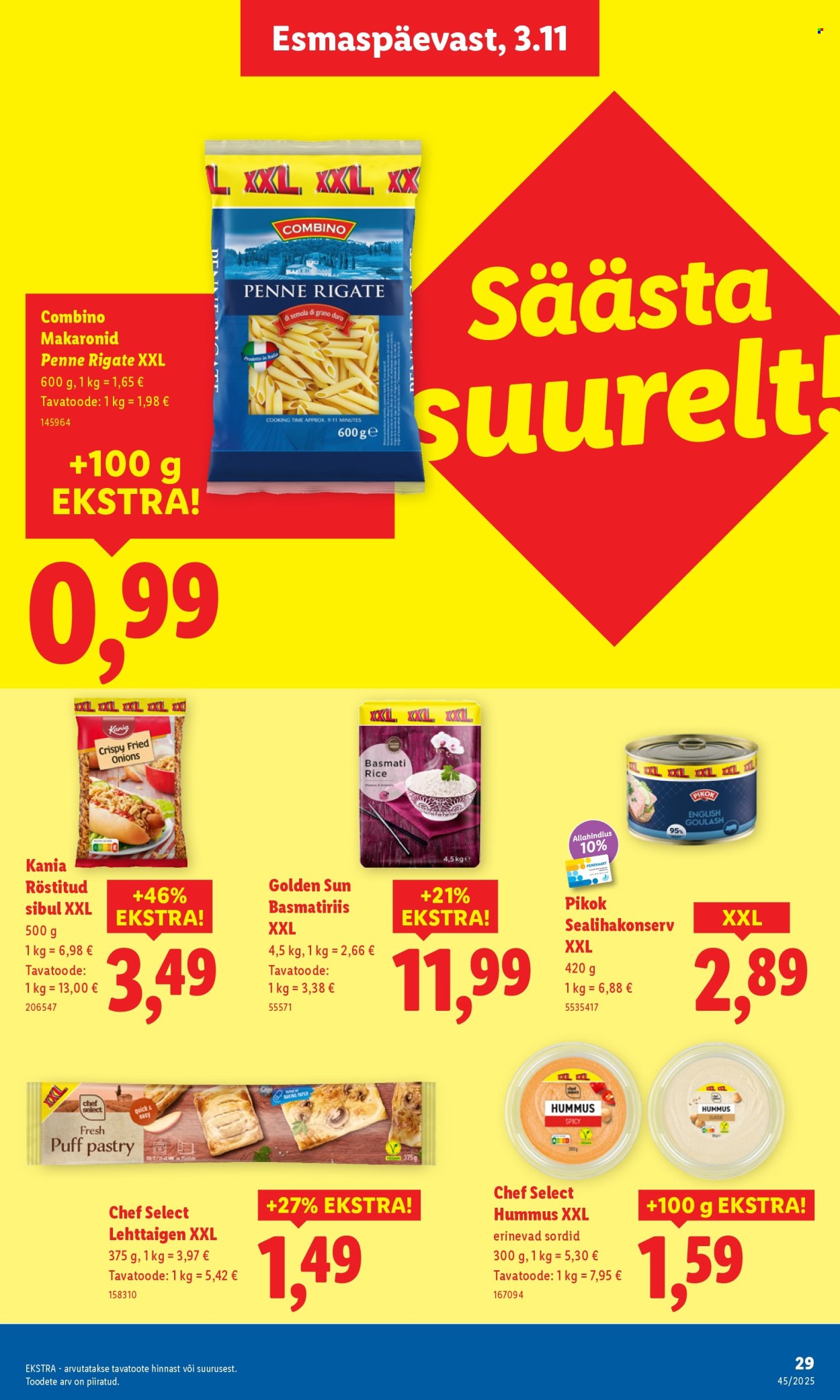 lidl - Lidl kliendileht - Nädalalõpu pakkumised (6.11 - 9.11.2025) - page: 29