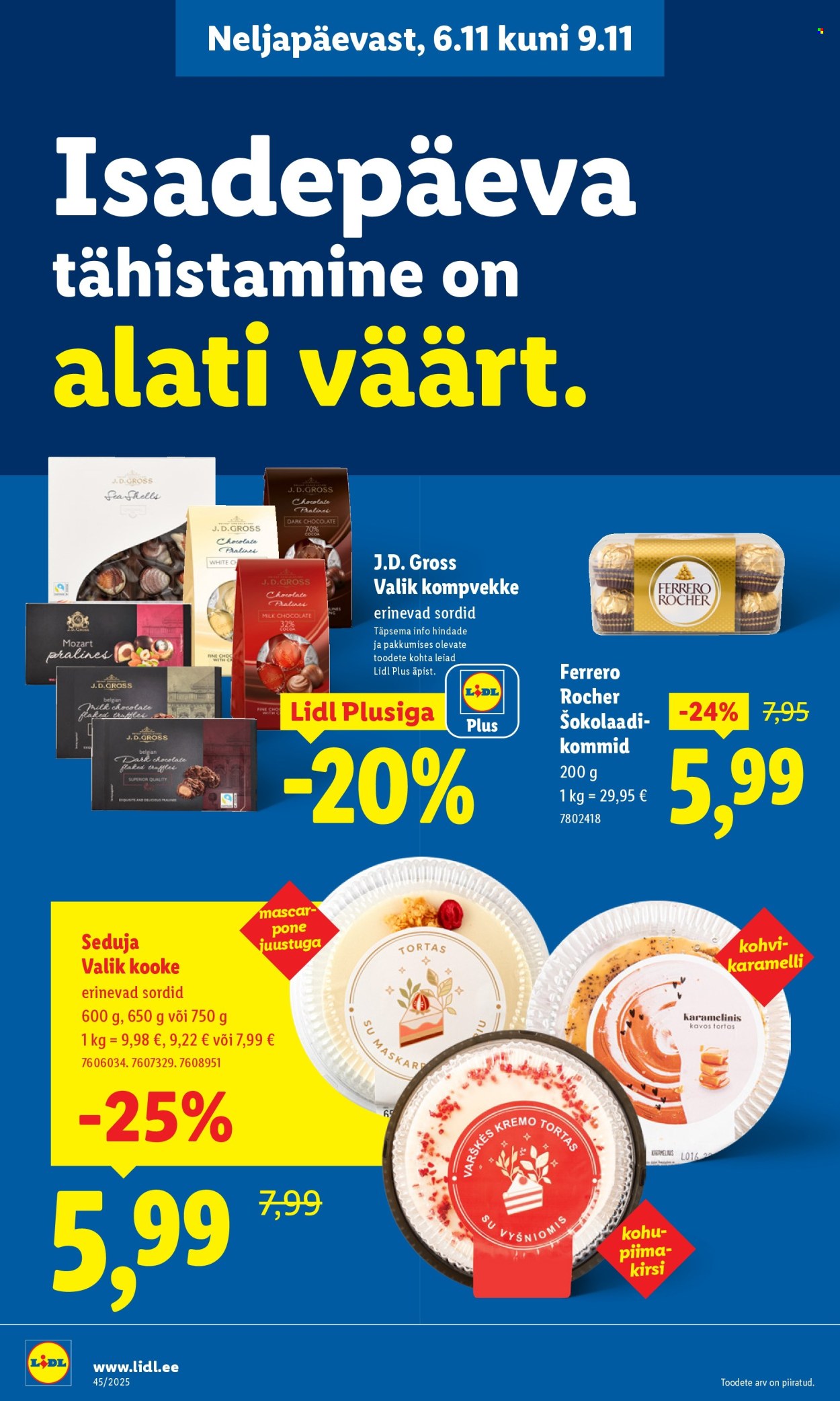 lidl - Lidl kliendileht - Nädalalõpu pakkumised (6.11 - 9.11.2025) - page: 16