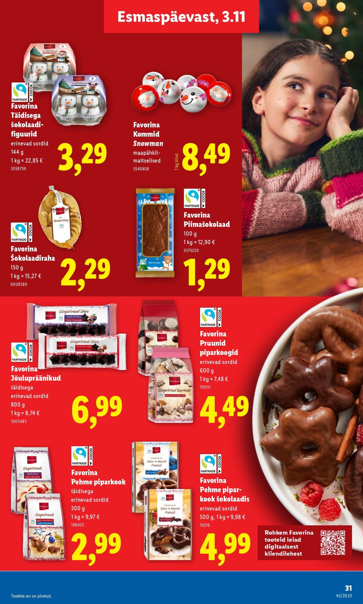 lidl - Lidl kliendileht - Nädalalõpu pakkumised (6.11 - 9.11.2025) - page: 31