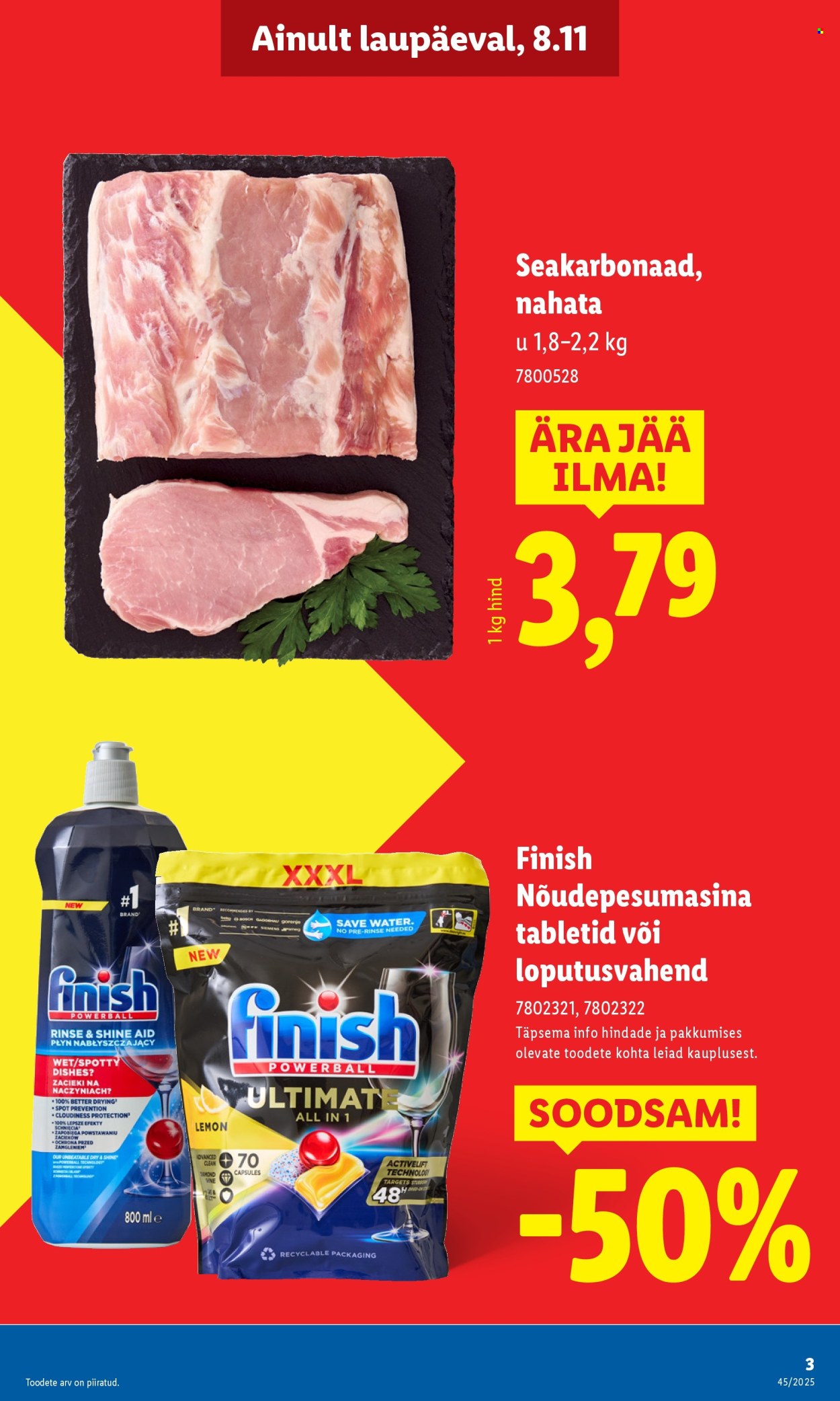 lidl - Lidl kliendileht - Nädalalõpu pakkumised (6.11 - 9.11.2025) - page: 3