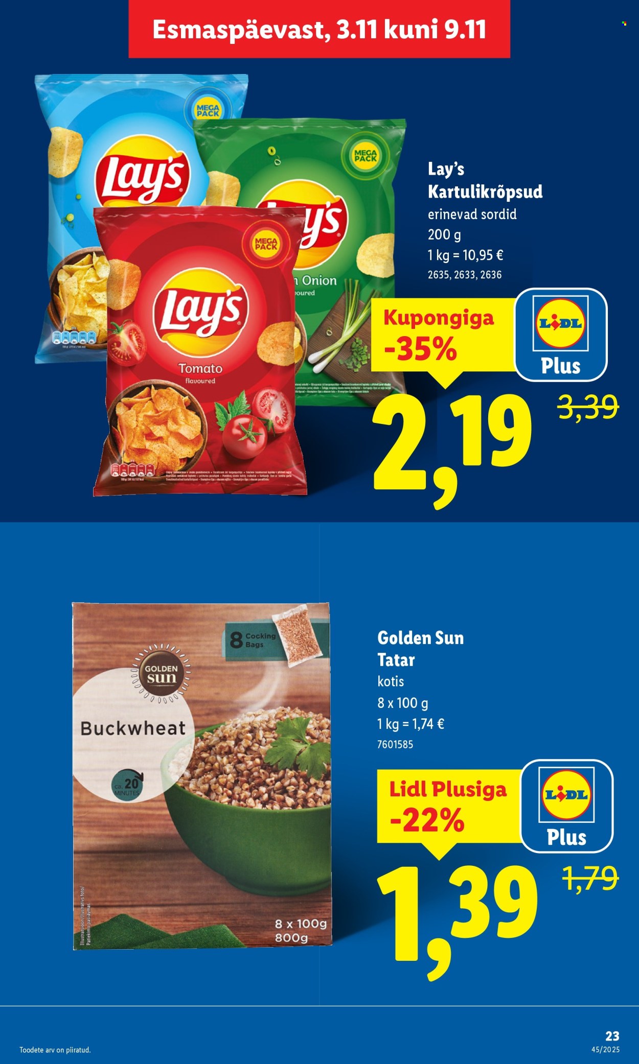 lidl - Lidl kliendileht - Nädalalõpu pakkumised (6.11 - 9.11.2025) - page: 23