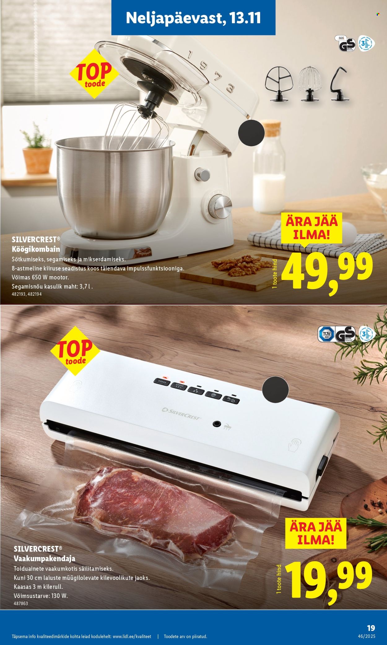 lidl - Lidl kliendileht - Tööstuskaupade pakkumised (10.11 - 16.11.2025) - page: 19